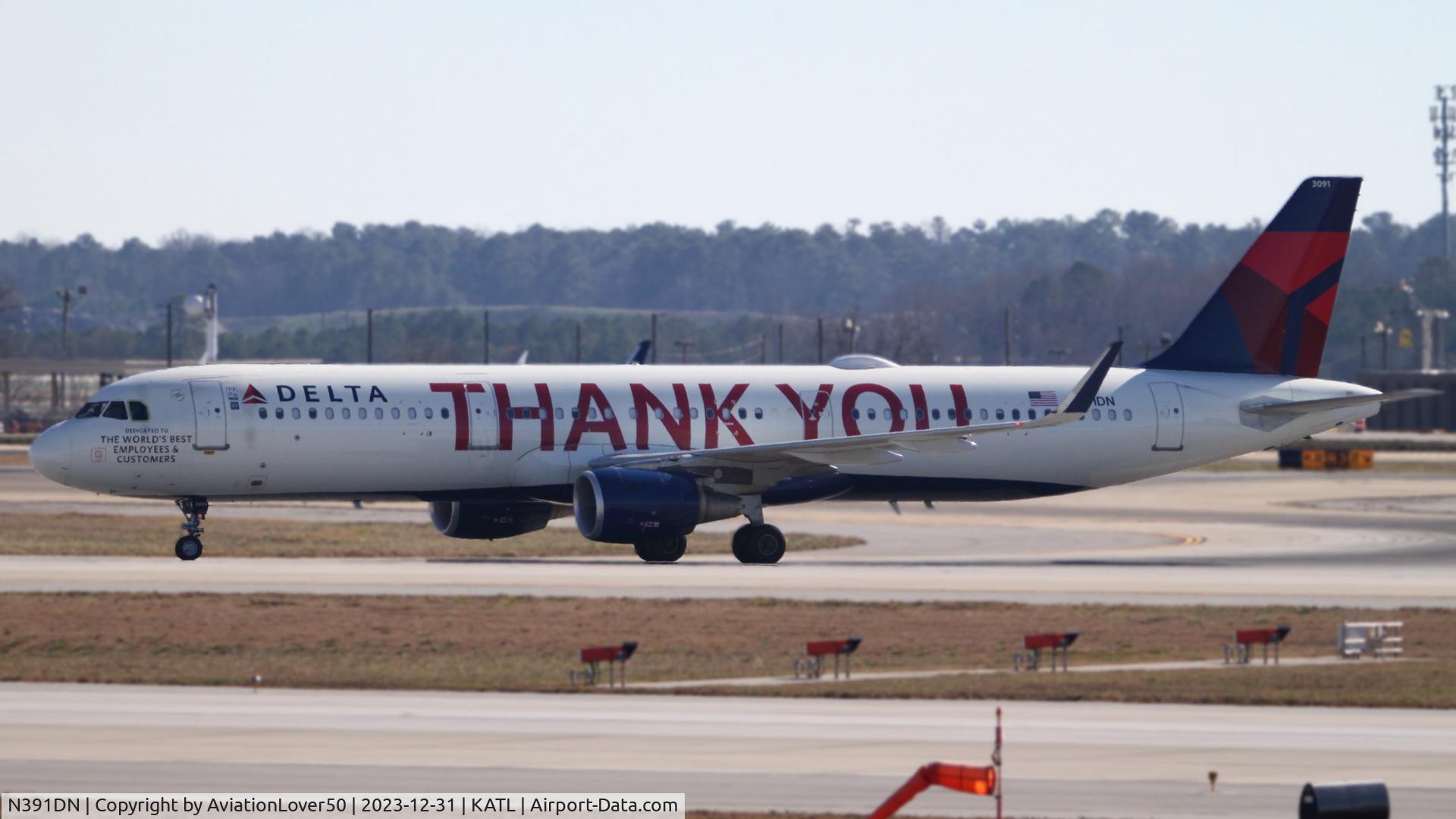 N391DN, 2019 Airbus A321-211 C/N 9027, Delta 