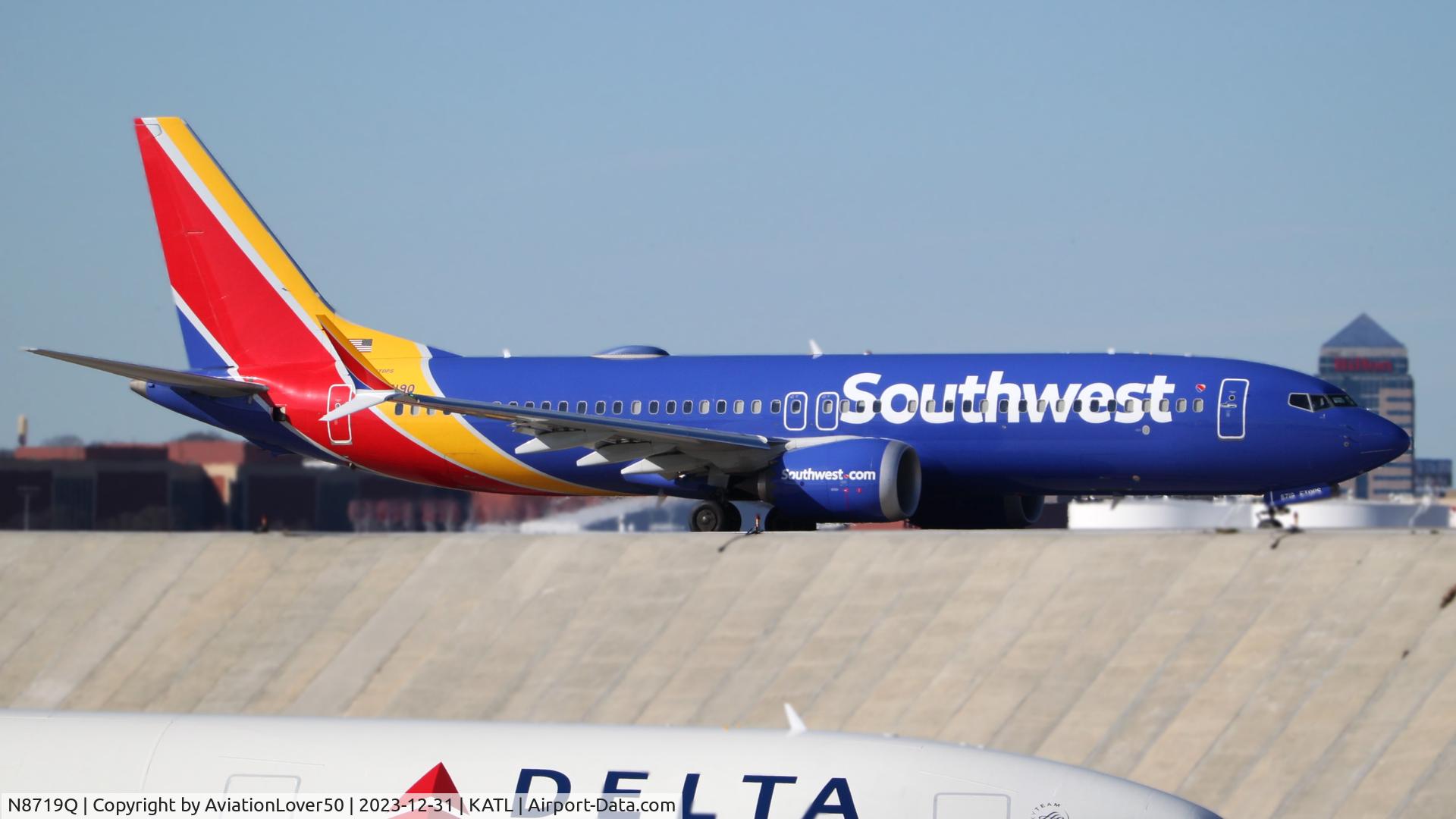 N8719Q, 2018 Boeing 737-8 MAX C/N 42572, Southwest 737 MAX 8