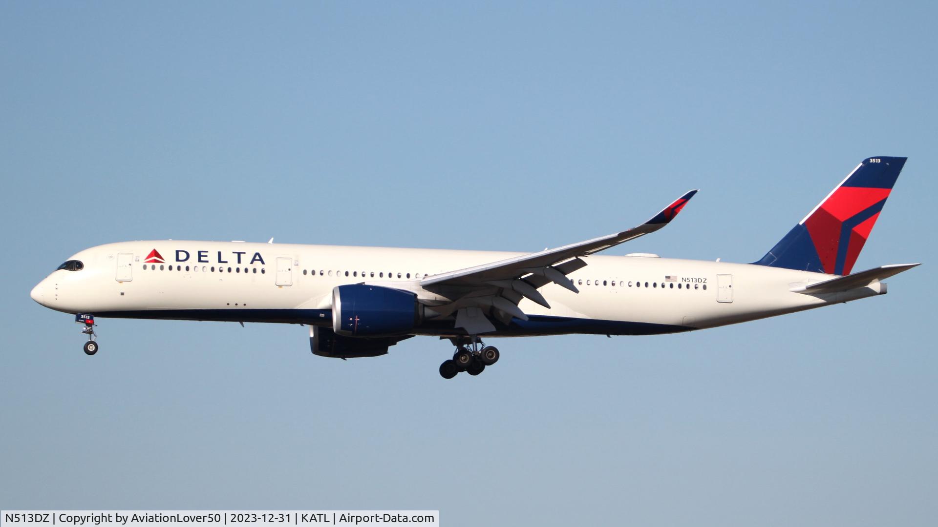 N513DZ, 2019 Airbus A350-941 C/N 277, Delta A359