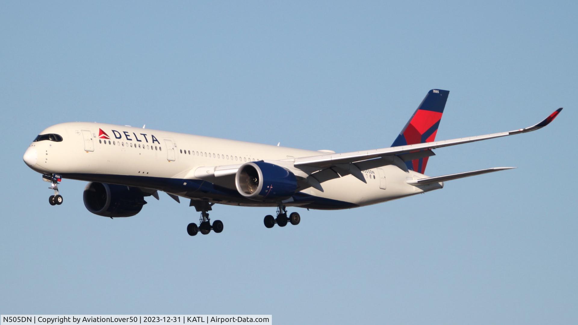 N505DN, 2017 Airbus A350-941 C/N 164, Delta A359