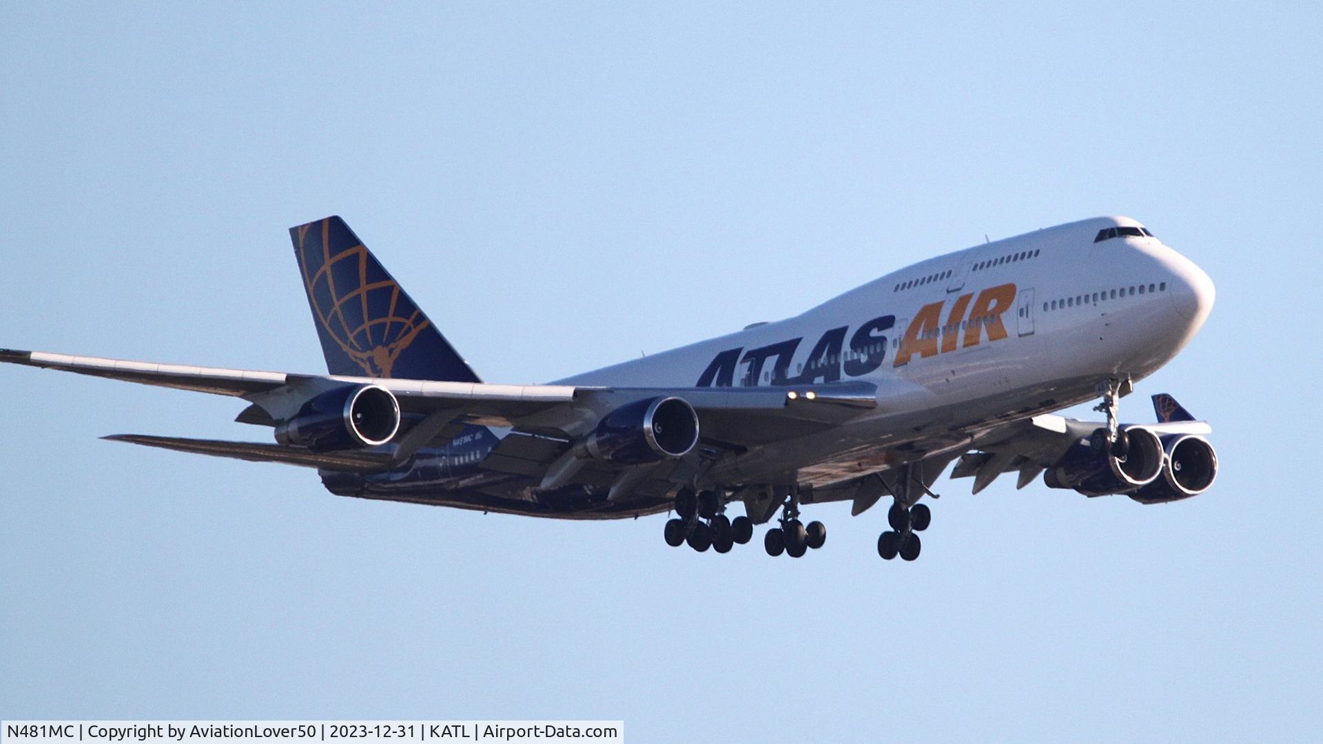 N481MC, 2001 Boeing 747-443 C/N 32339, Atlas 744