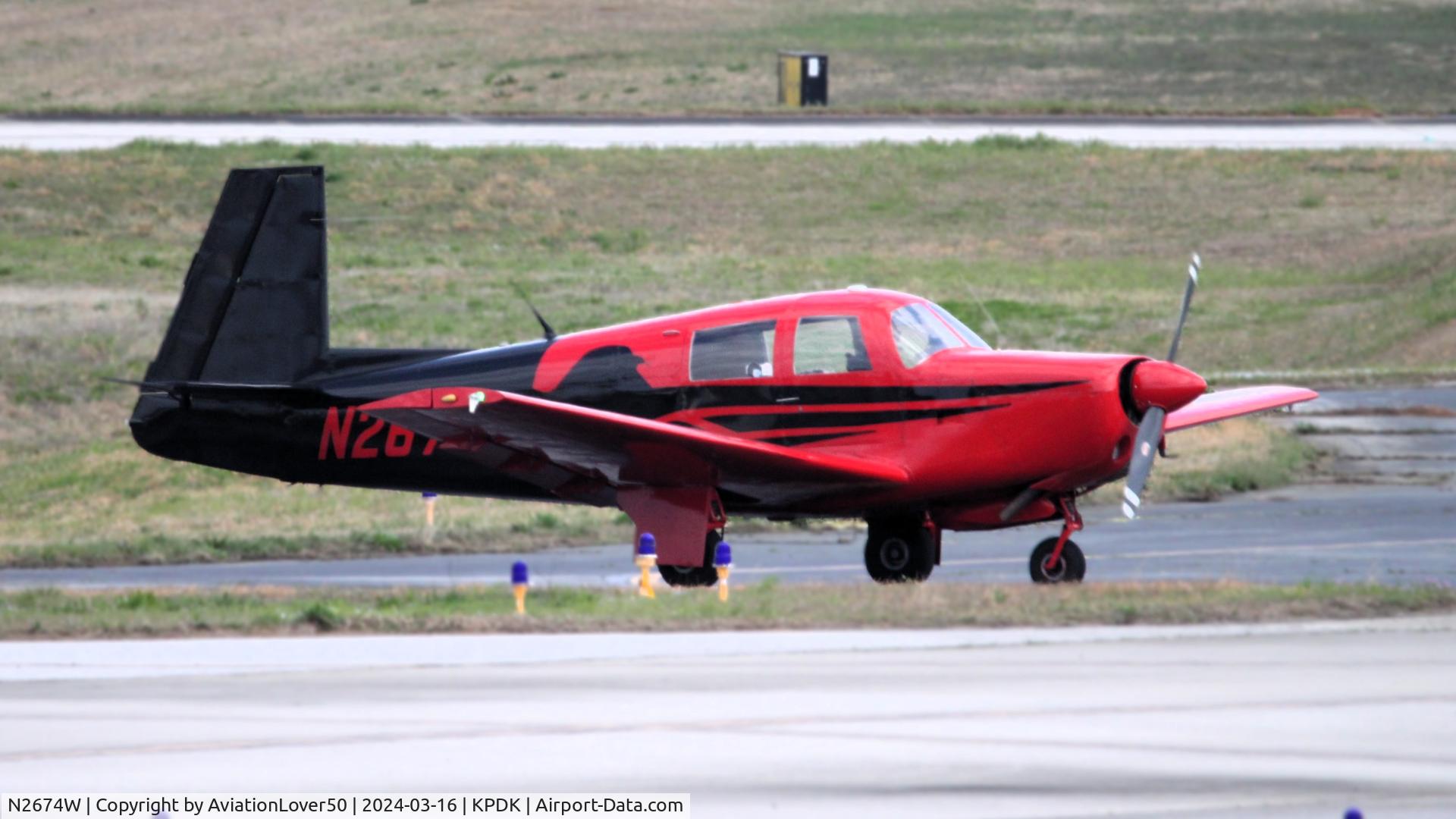 N2674W, 1966 Mooney M20E C/N 997, M20E Chapparal