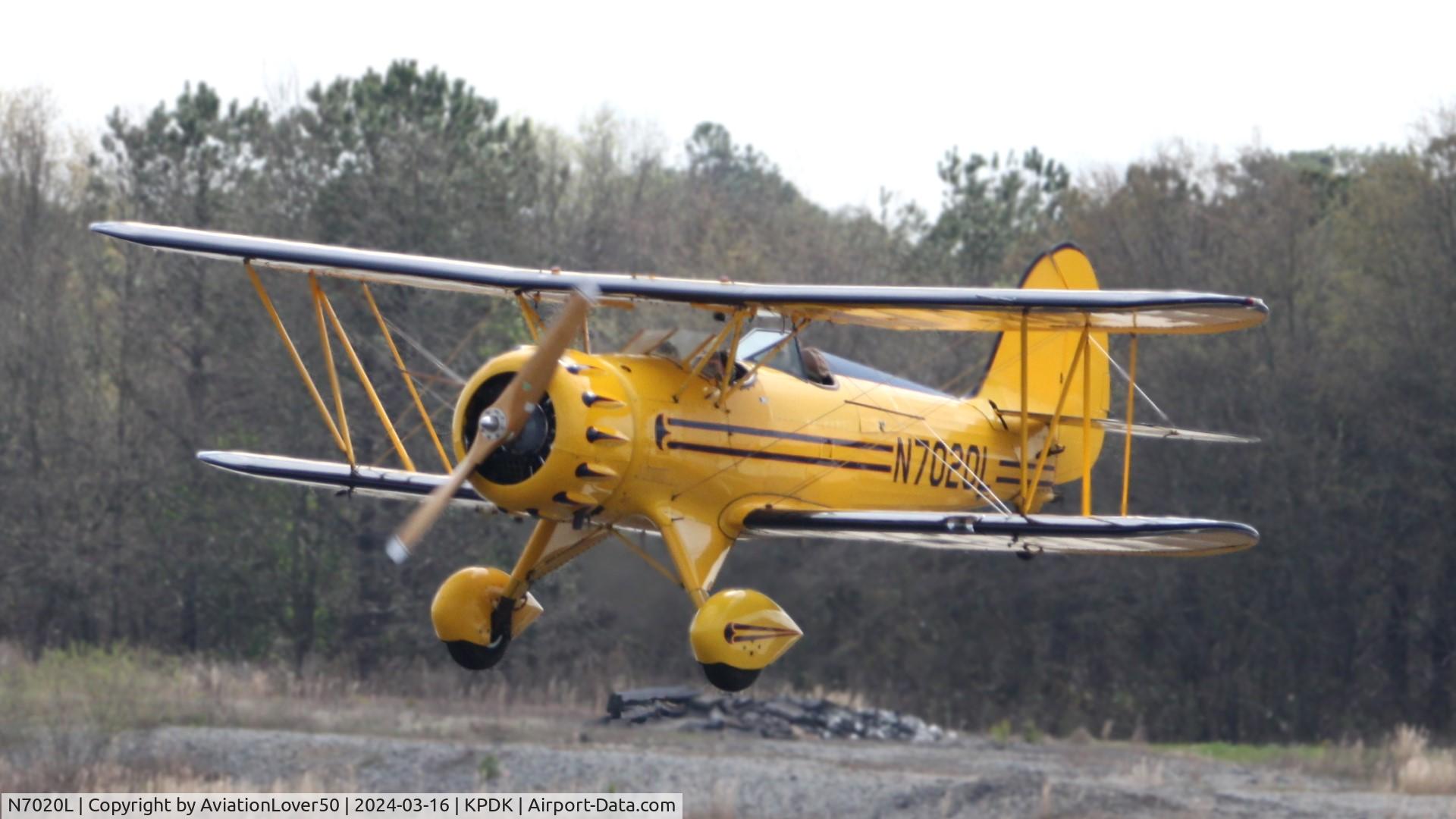 N7020L, 1999 Waco YMF-F5C C/N F5C085, Biplane Rides over Atlanta YMF-F5C