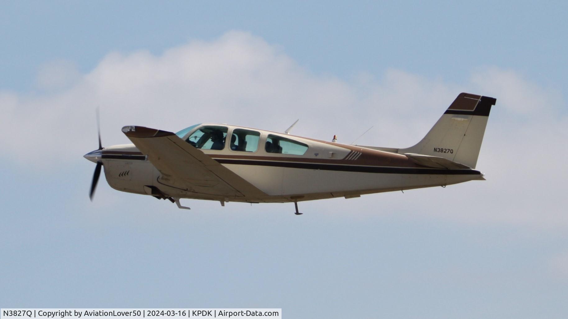 N3827Q, 1981 Beech F33A Bonanza C/N CE-942, F33A Bonanza