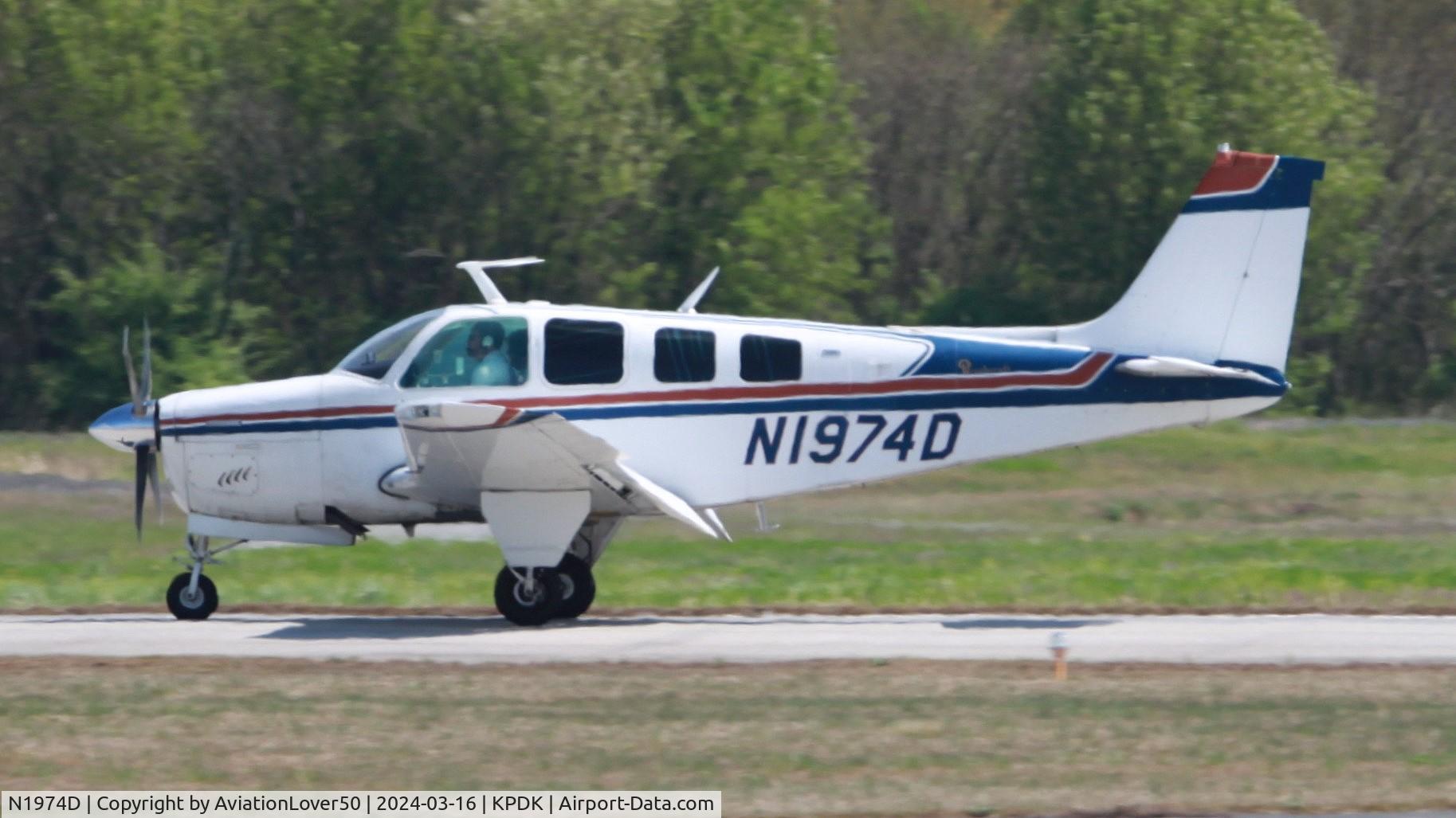 N1974D, 1973 Beech A36 Bonanza 36 C/N E-493, A36 Bonanza
