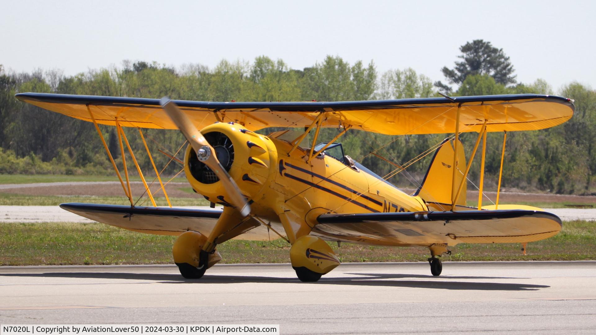 N7020L, 1999 Waco YMF-F5C C/N F5C085, Biplane Rides Over Atlanta YMF-F5C