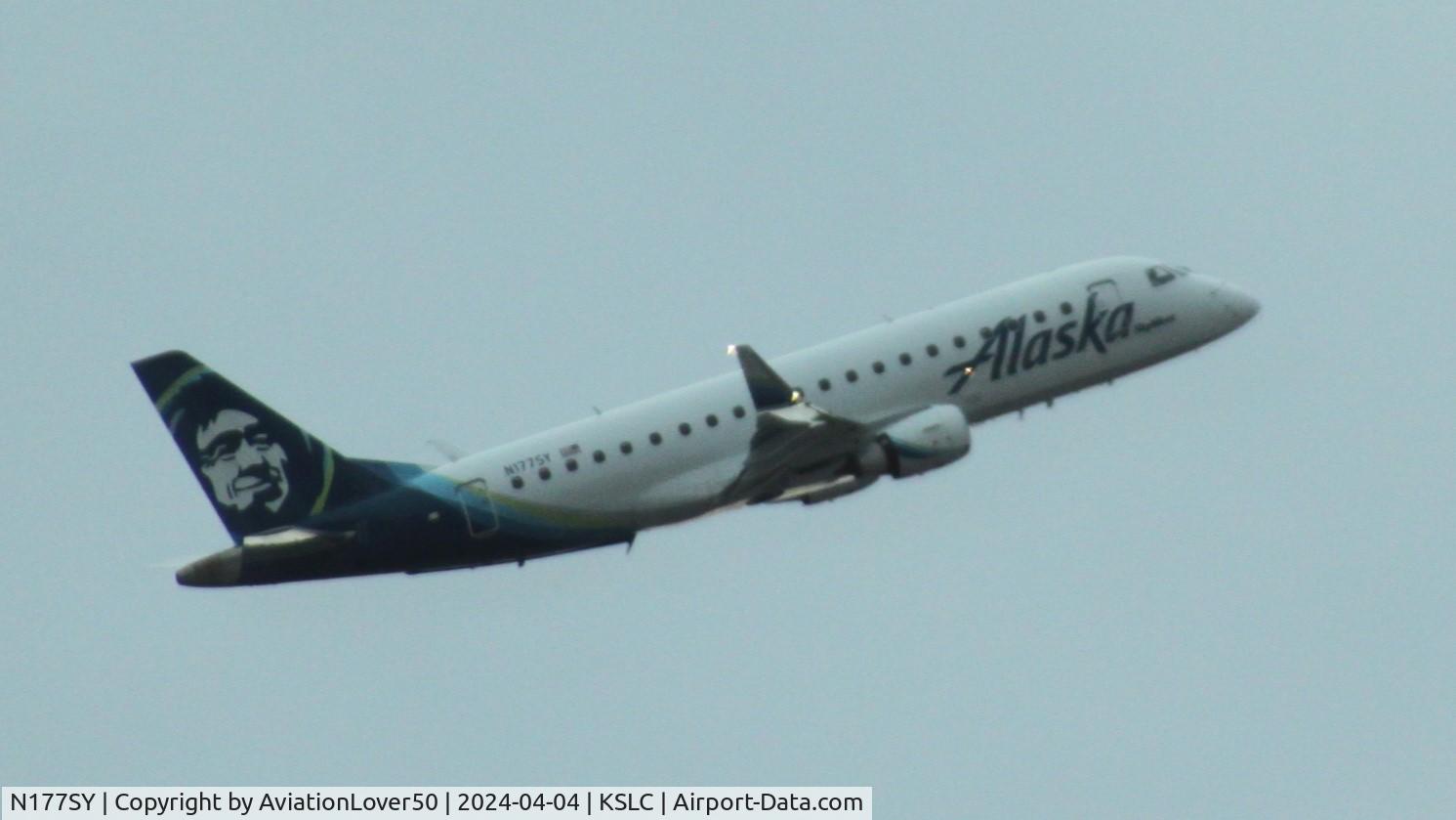N177SY, 2016 Embraer 175LR (ERJ-170-200LR) C/N 17000535, Alaska Skywest E175