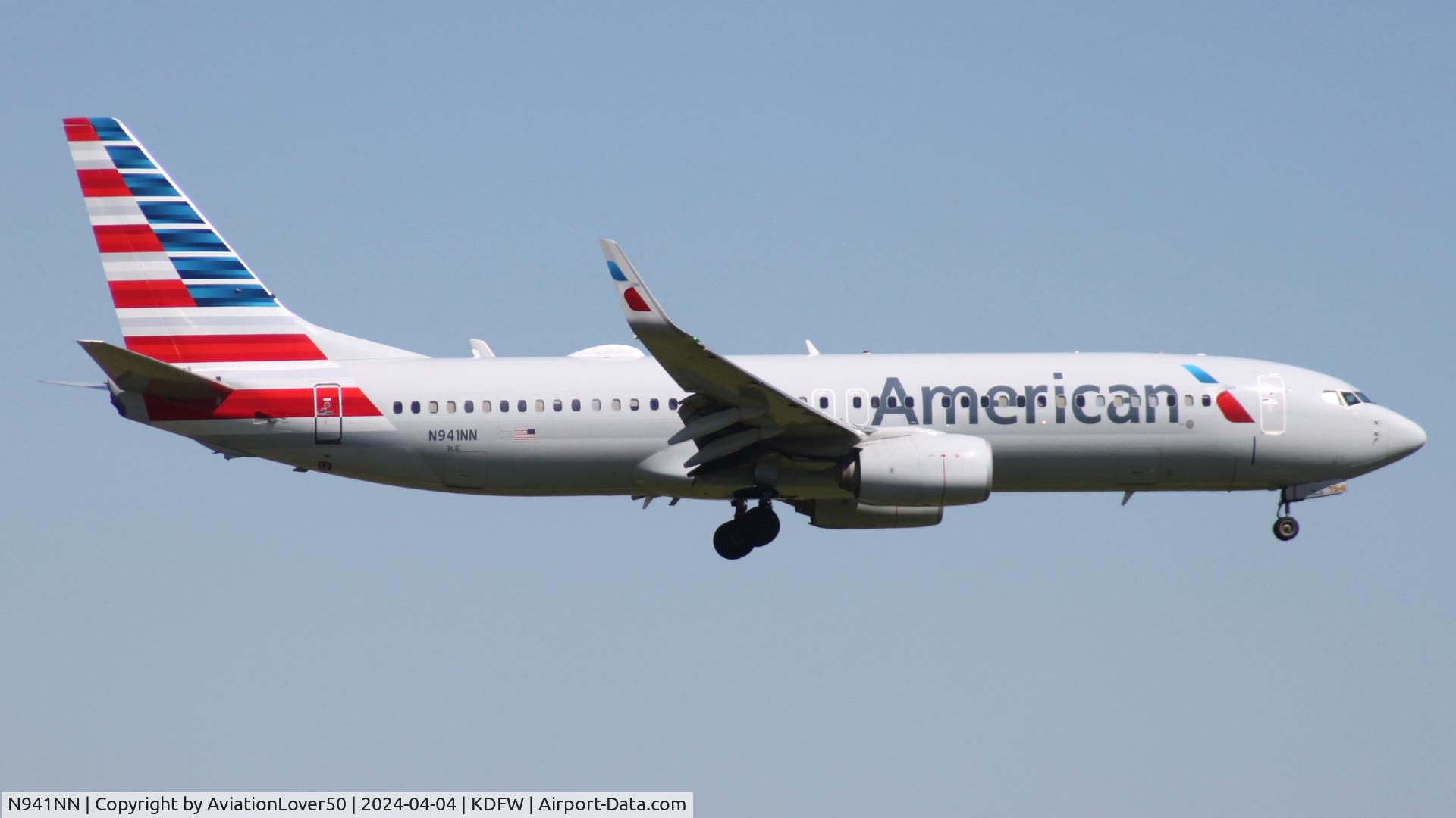 N941NN, 2013 Boeing 737-823 C/N 33232, American 738