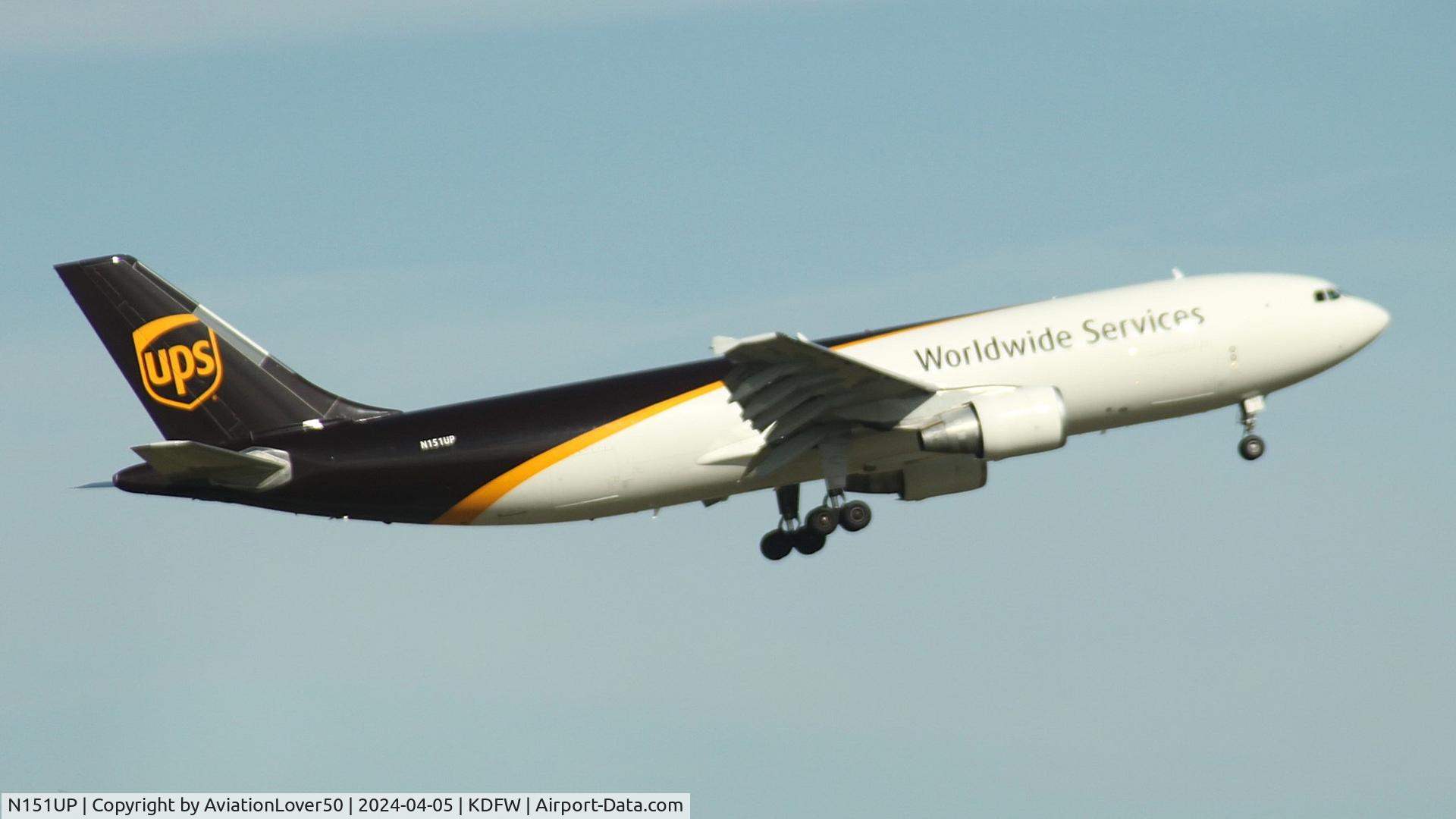 N151UP, 2003 Airbus A300F4-622R C/N 834, UPS A306F