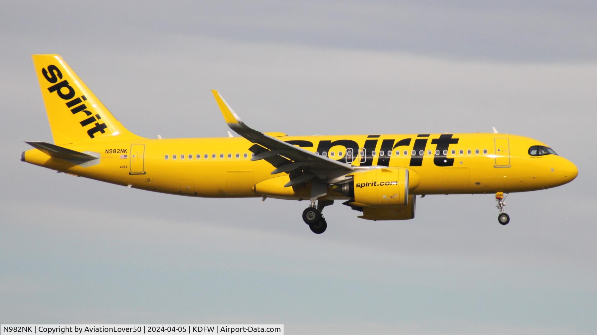 N982NK, 2023 Airbus A320-271N C/N 11435, Spirit A20N