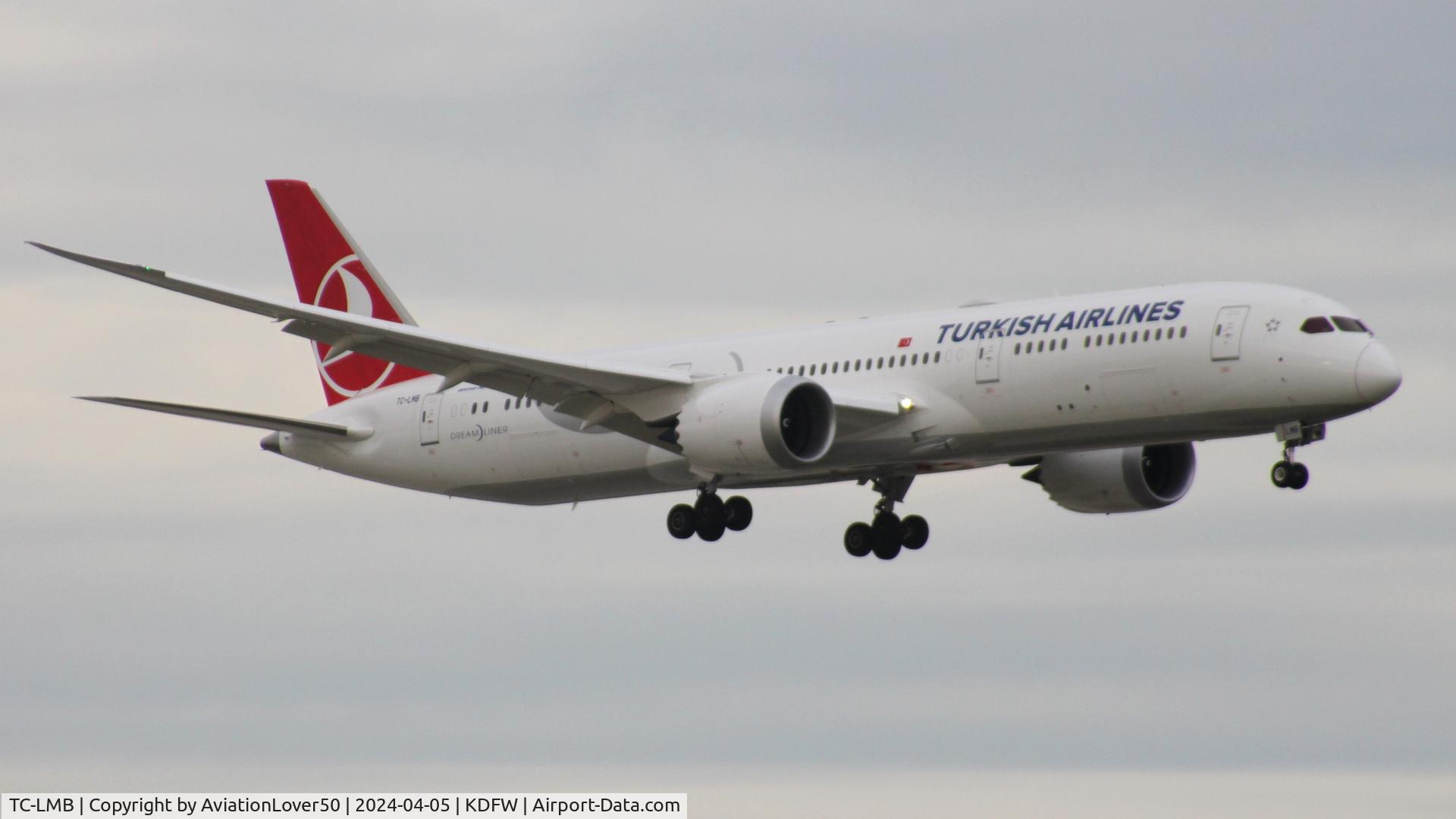 TC-LMB, 2024 Boeing 787-9 Dreamliner C/N 65823, Turkish 789