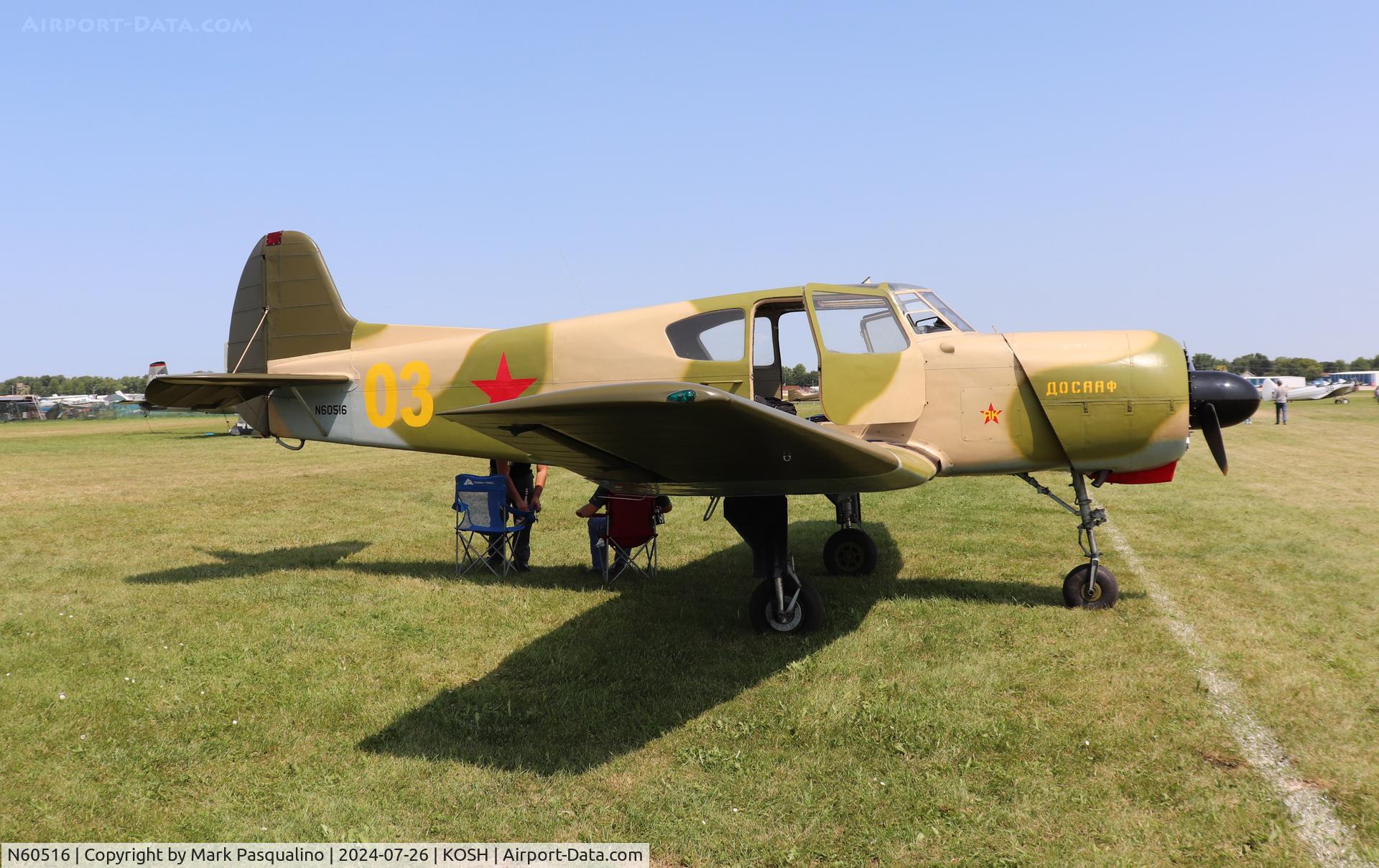 N60516, 1977 Yakovlev Yak-18T C/N 7200315, Yak-18T