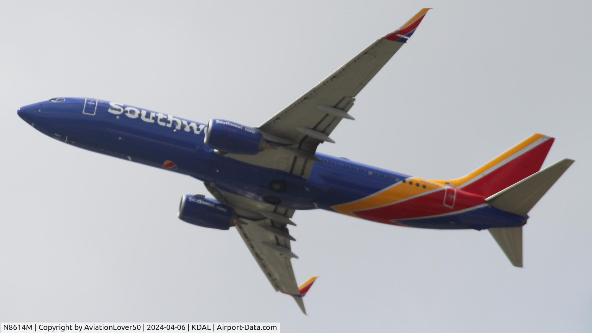 N8614M, 2013 Boeing 737-8H4 C/N 36908, Southwest 738