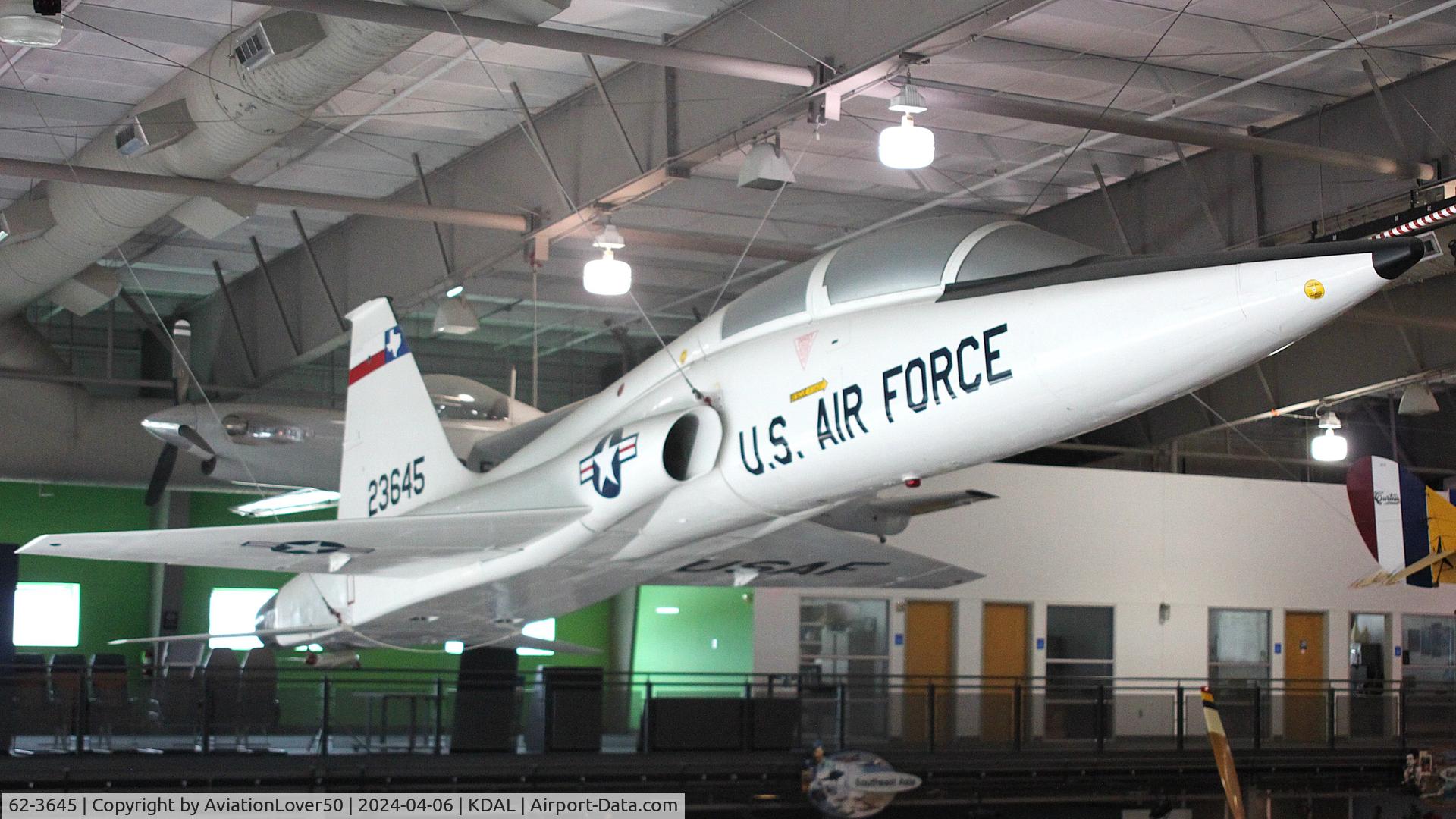 62-3645, 1962 Northrop T-38A Talon C/N N.5350, T-38A