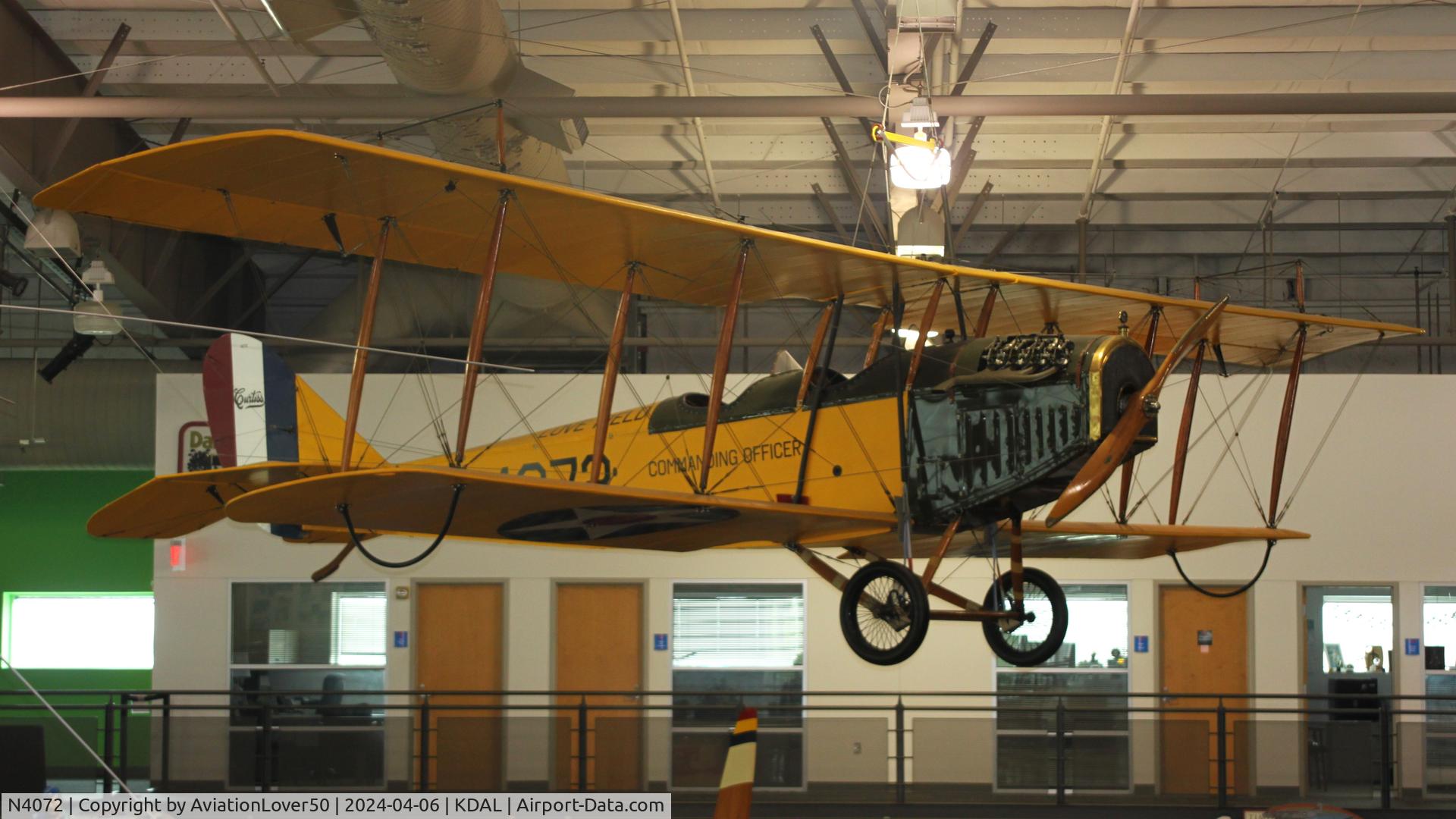 N4072, Curtiss JN-4D C/N 4072, JN-4D Jenny