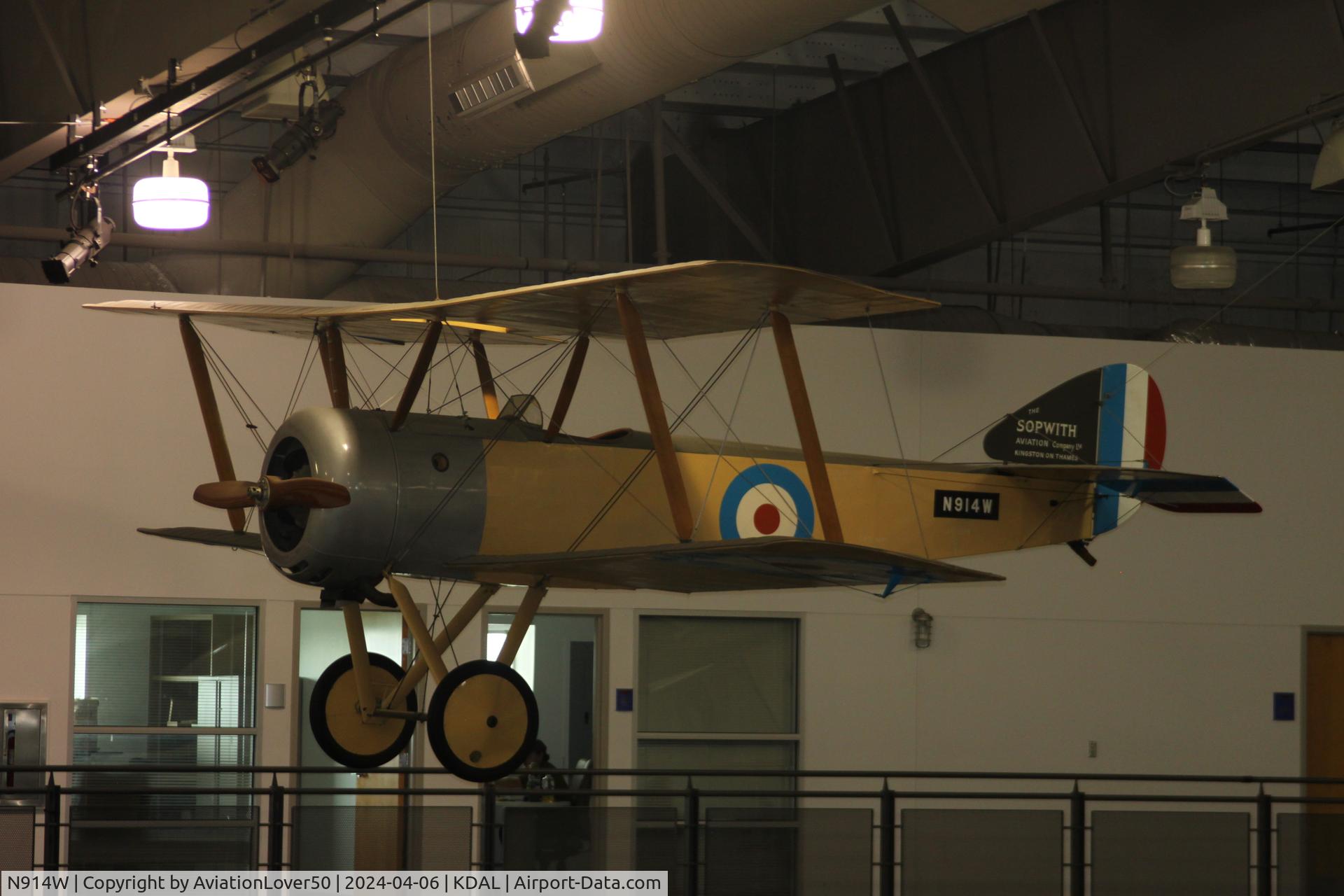 N914W, 1985 Sopwith Pup Replica C/N NCH1, Sopwith Pup