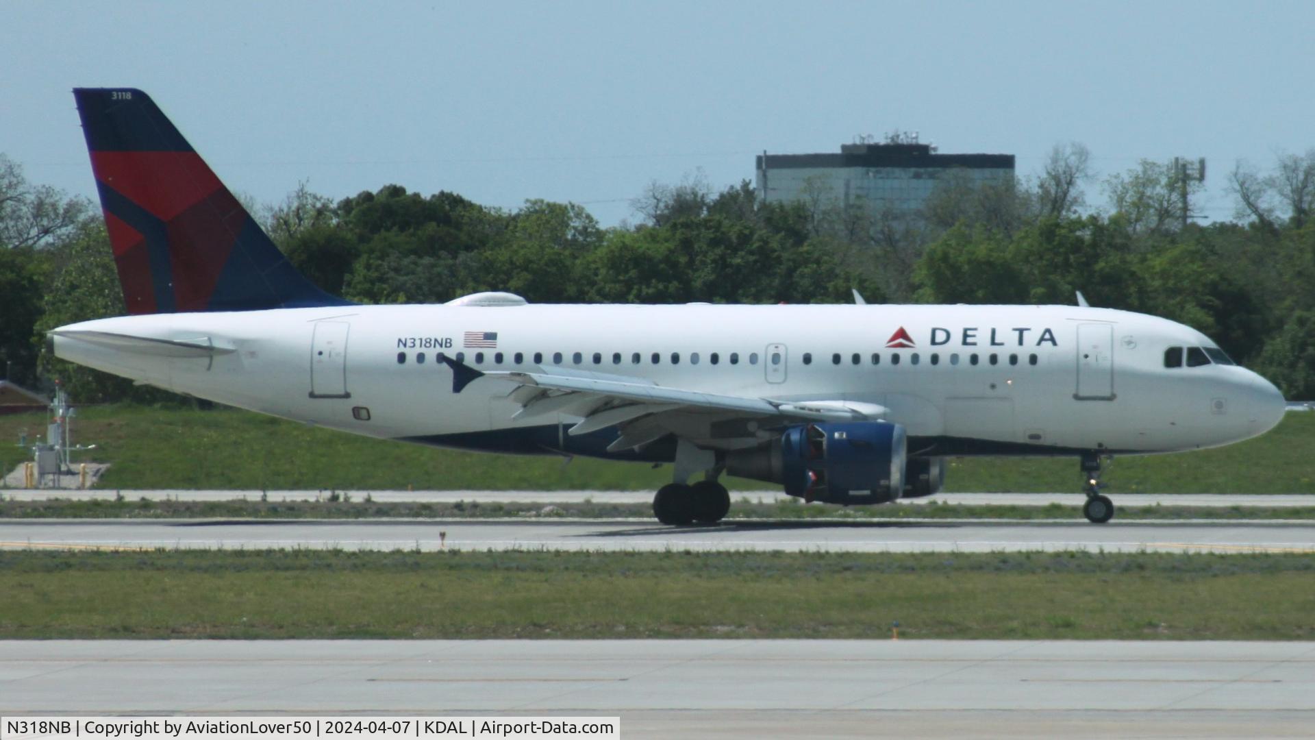 N318NB, 2000 Airbus A319-114 C/N 1325, Delta A319