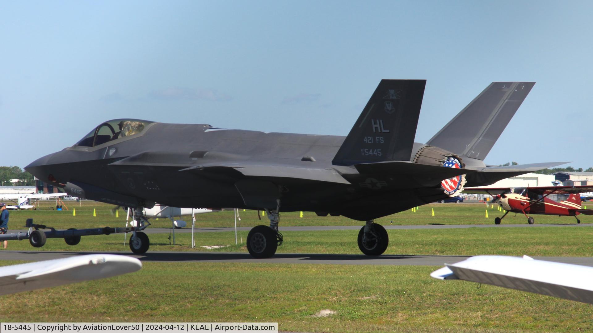 18-5445, 2018 Lockheed Martin F-35A Lightning II C/N AF-273, F-35A