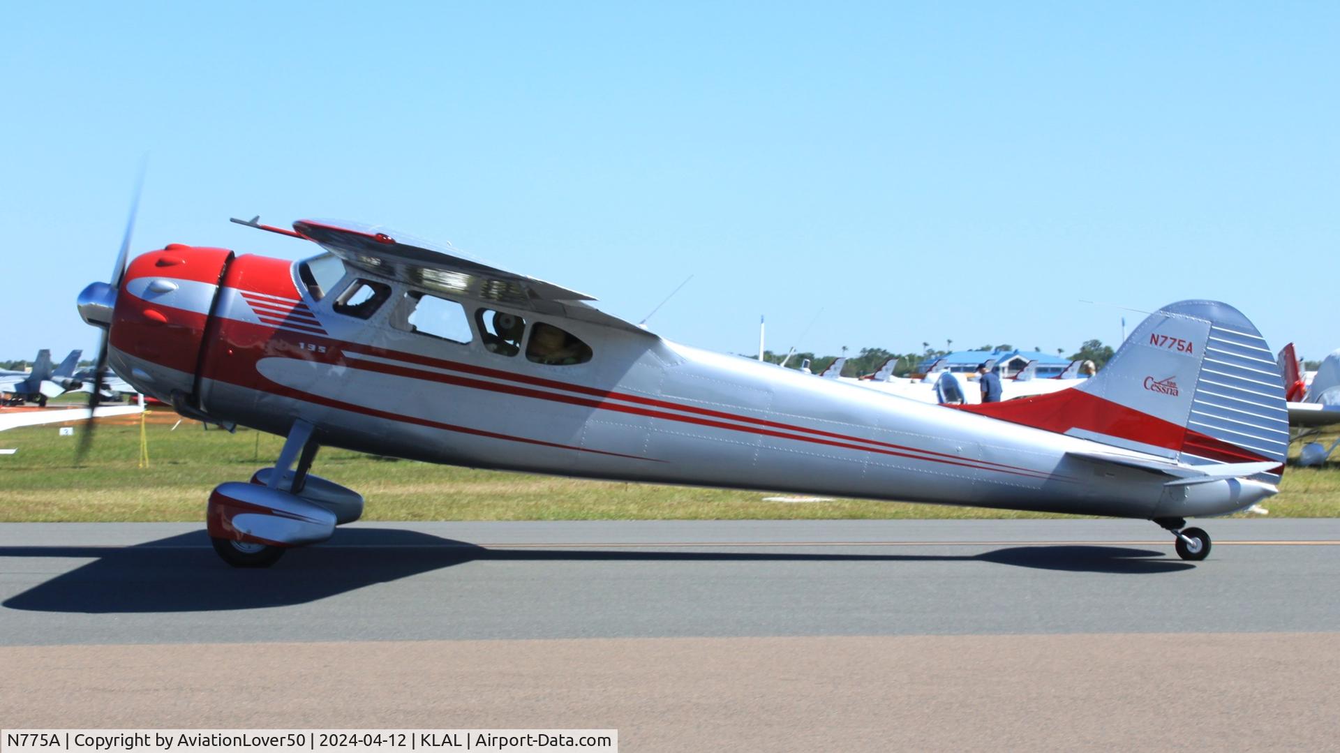 N775A, 1951 Cessna 195B Businessliner C/N 7631, Cessna 195B