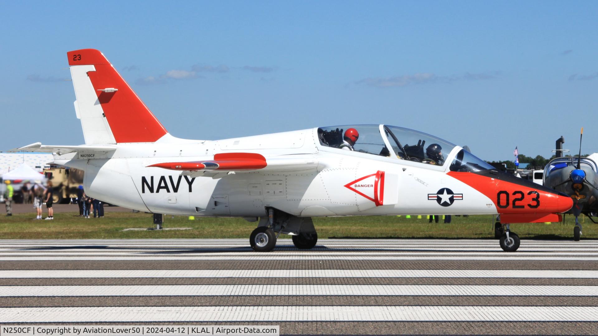 N250CF, SIAI-Marchetti S-211 C/N 034/02-023, S.211 with fake US Navy livery