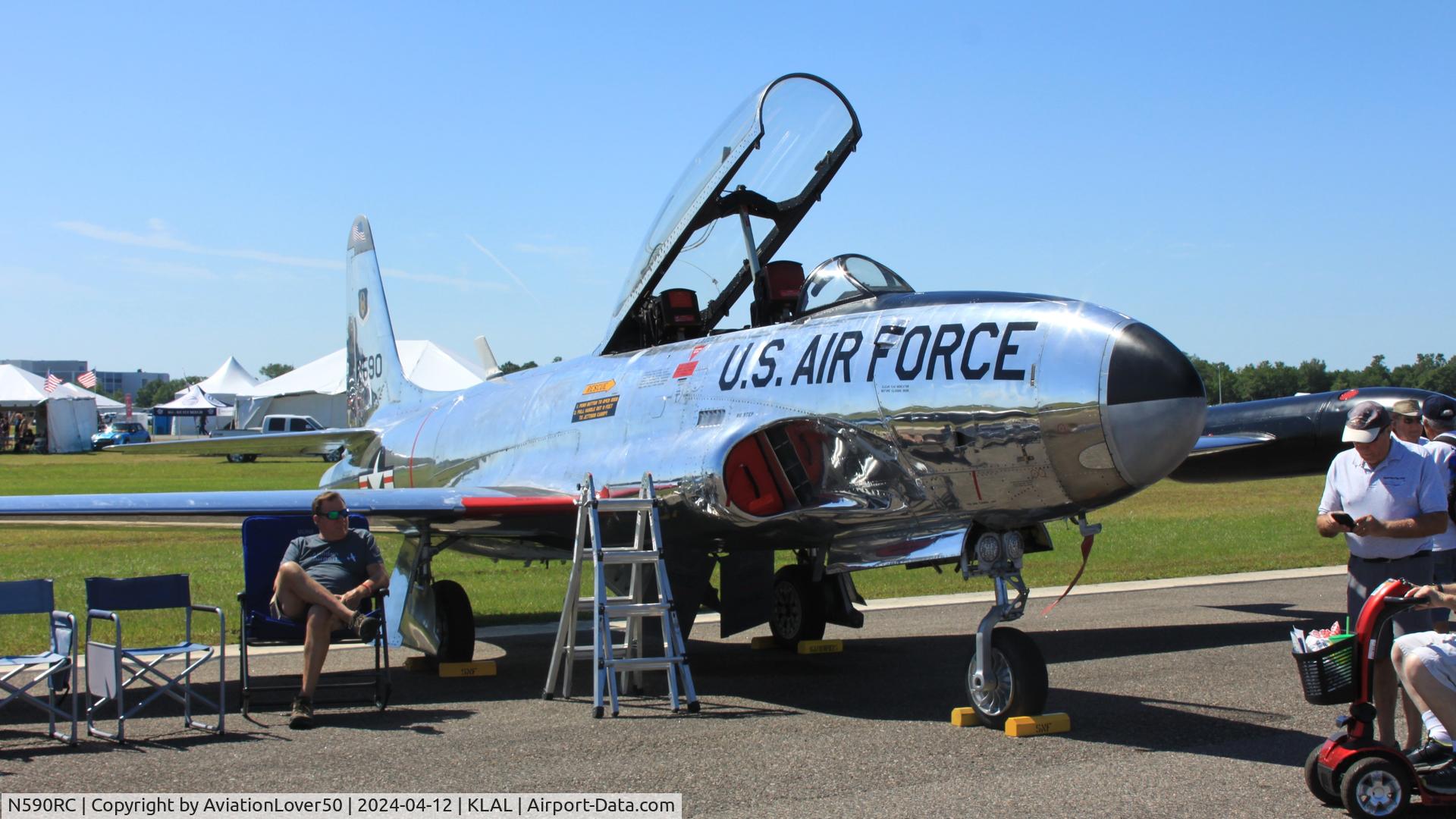 N590RC, 1957 Canadair T-33AN Silver Star 3 C/N T33-590, T-33AN Silver Star