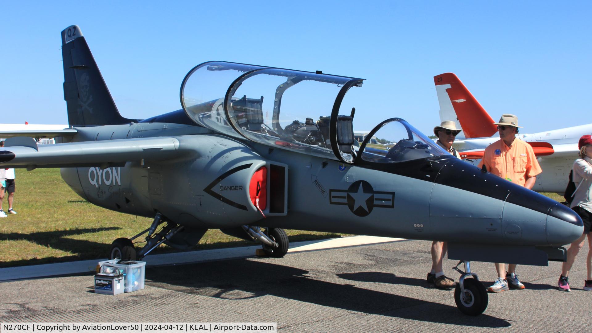 N270CF, 1985 SIAI-Marchetti S-211 C/N 009/02-006, Qyon Aerosports S.211