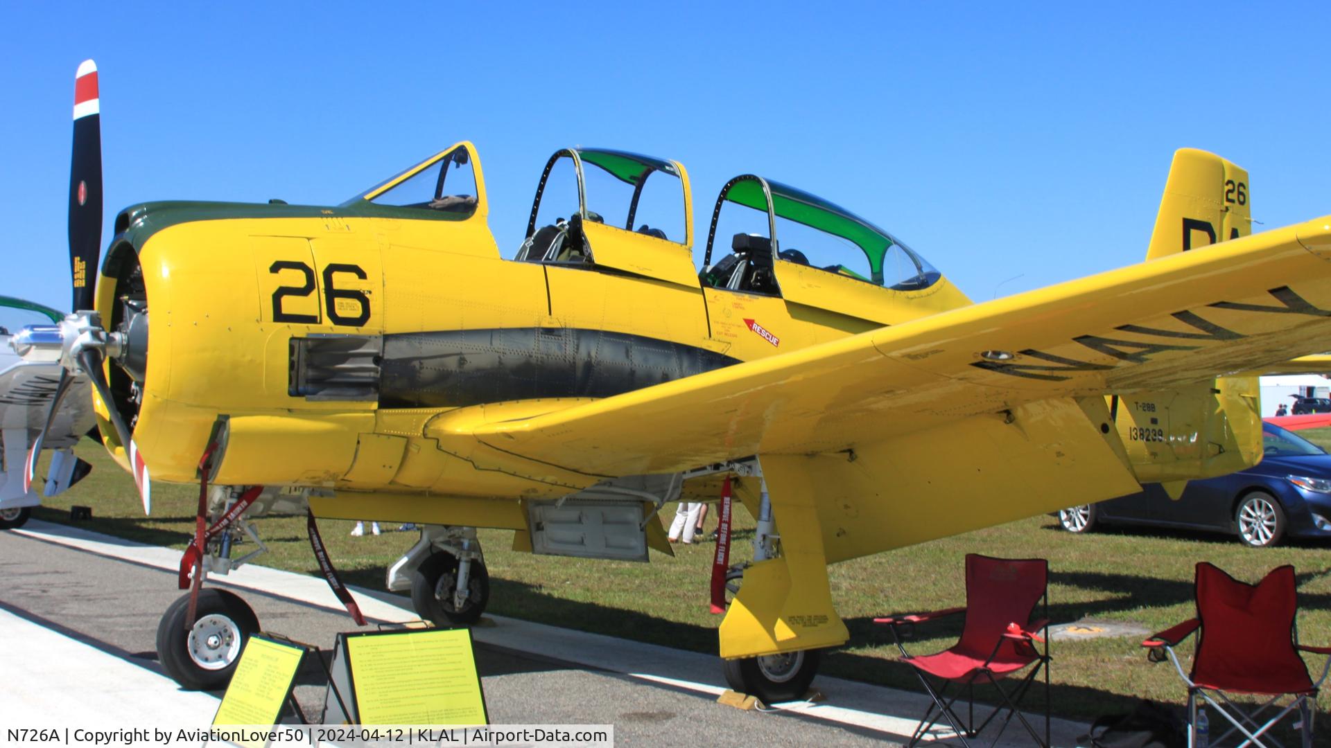 N726A, North American T-28B C/N 138239, T-28B