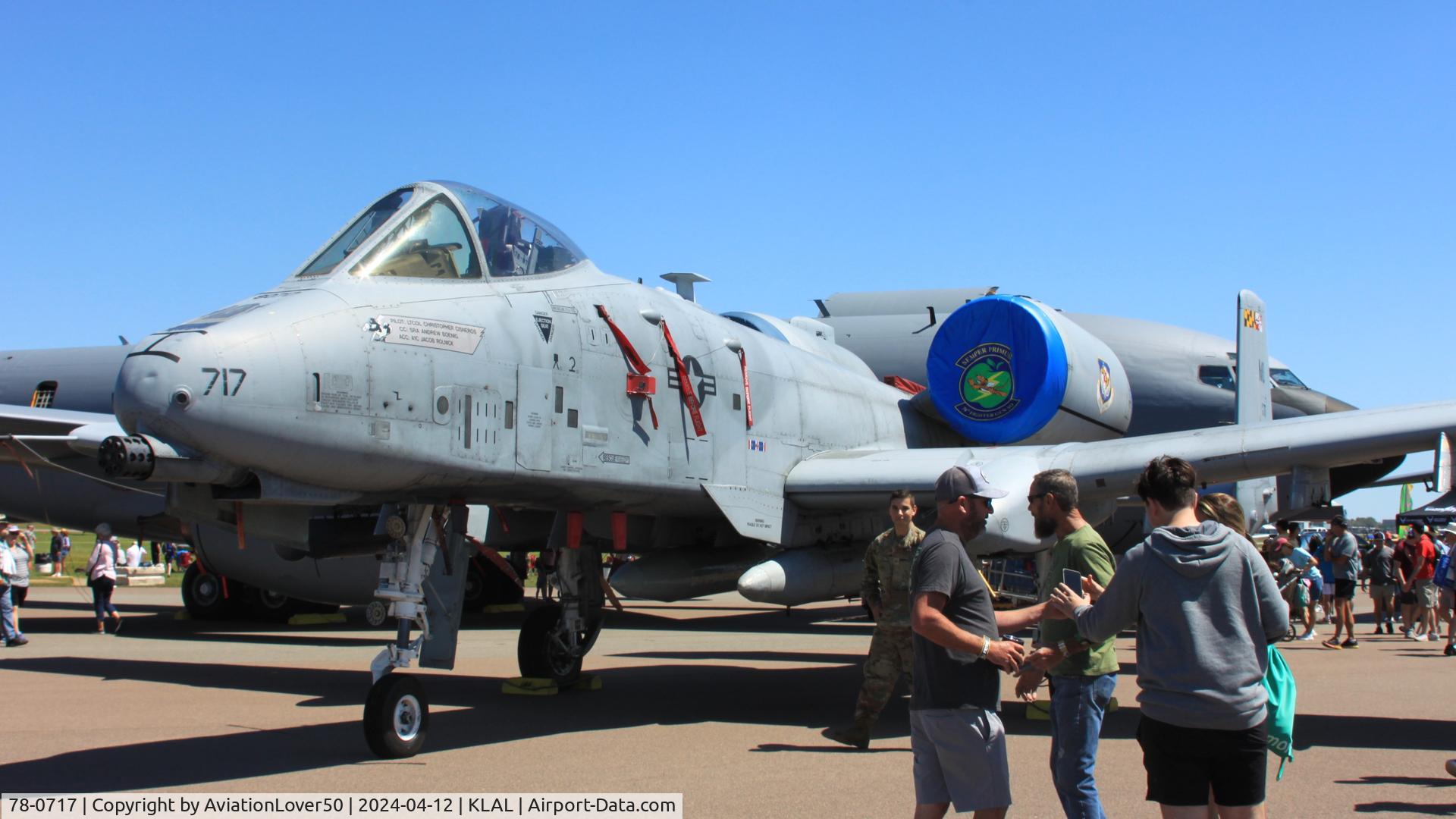 78-0717, 1978 Fairchild Republic A-10C Thunderbolt II C/N A10-0337, A-10C