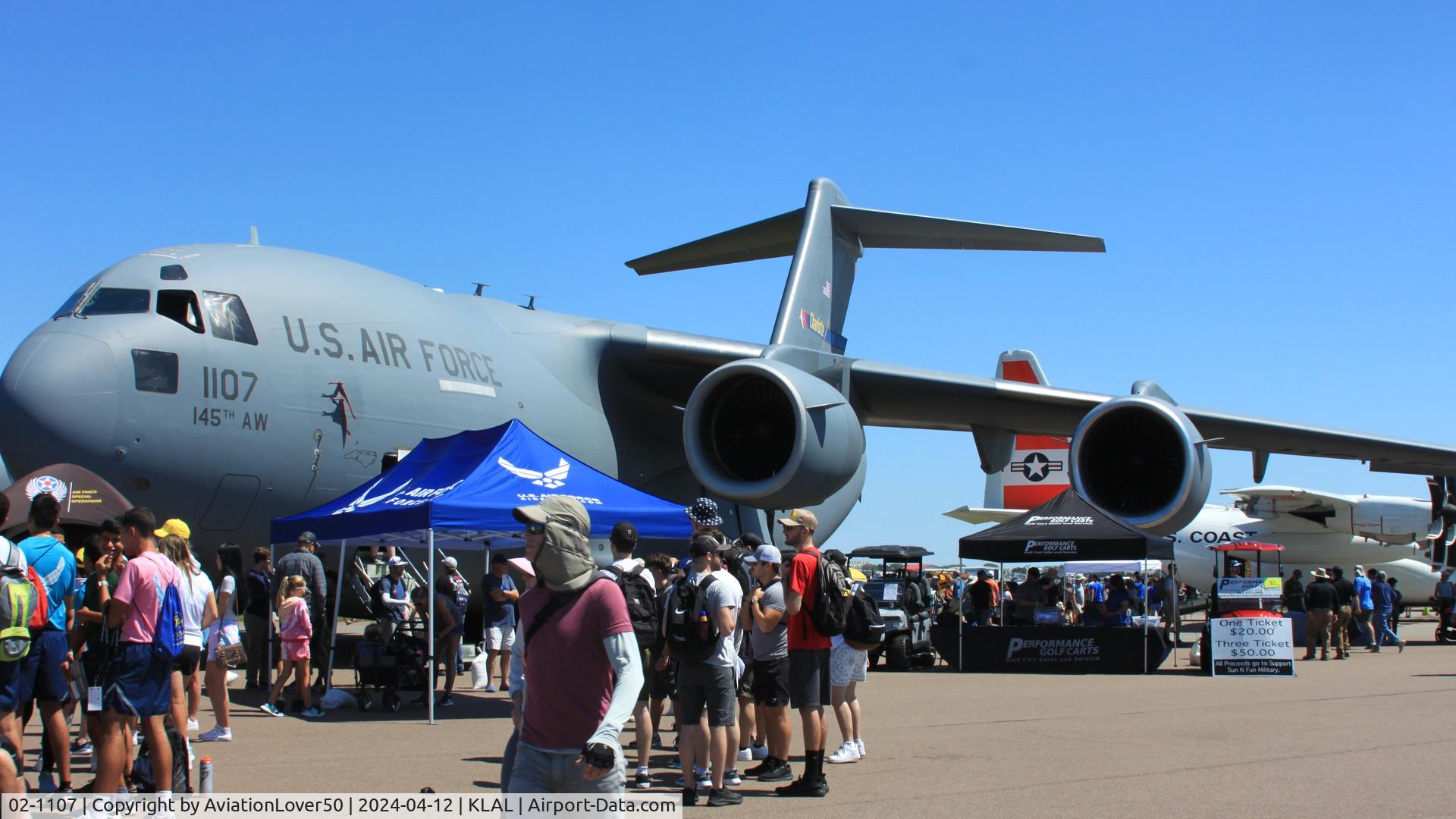 02-1107, 2002 Boeing C-17A Globemaster III C/N P-107, C-17A