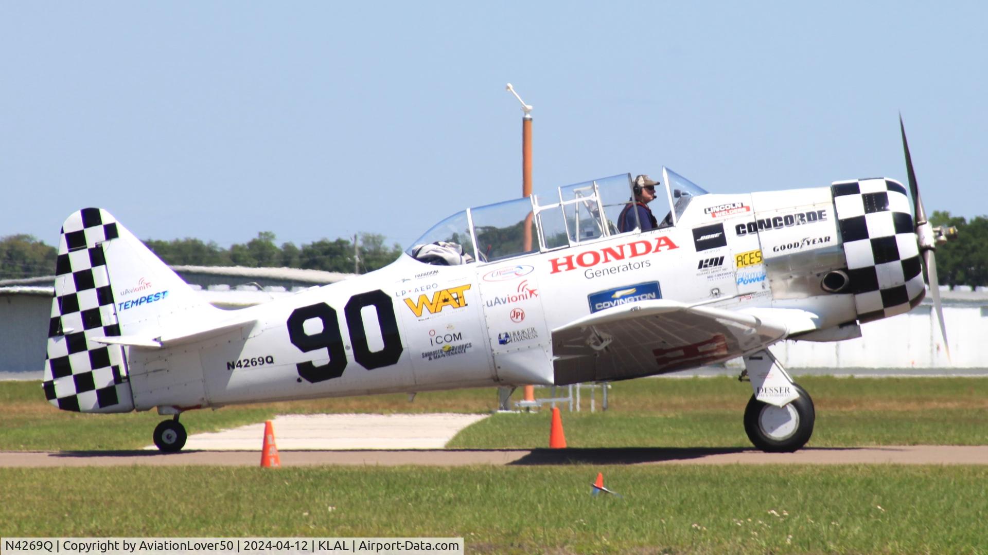 N4269Q, 1953 North American T-6G Texan C/N 197-5, Honda T-6G
