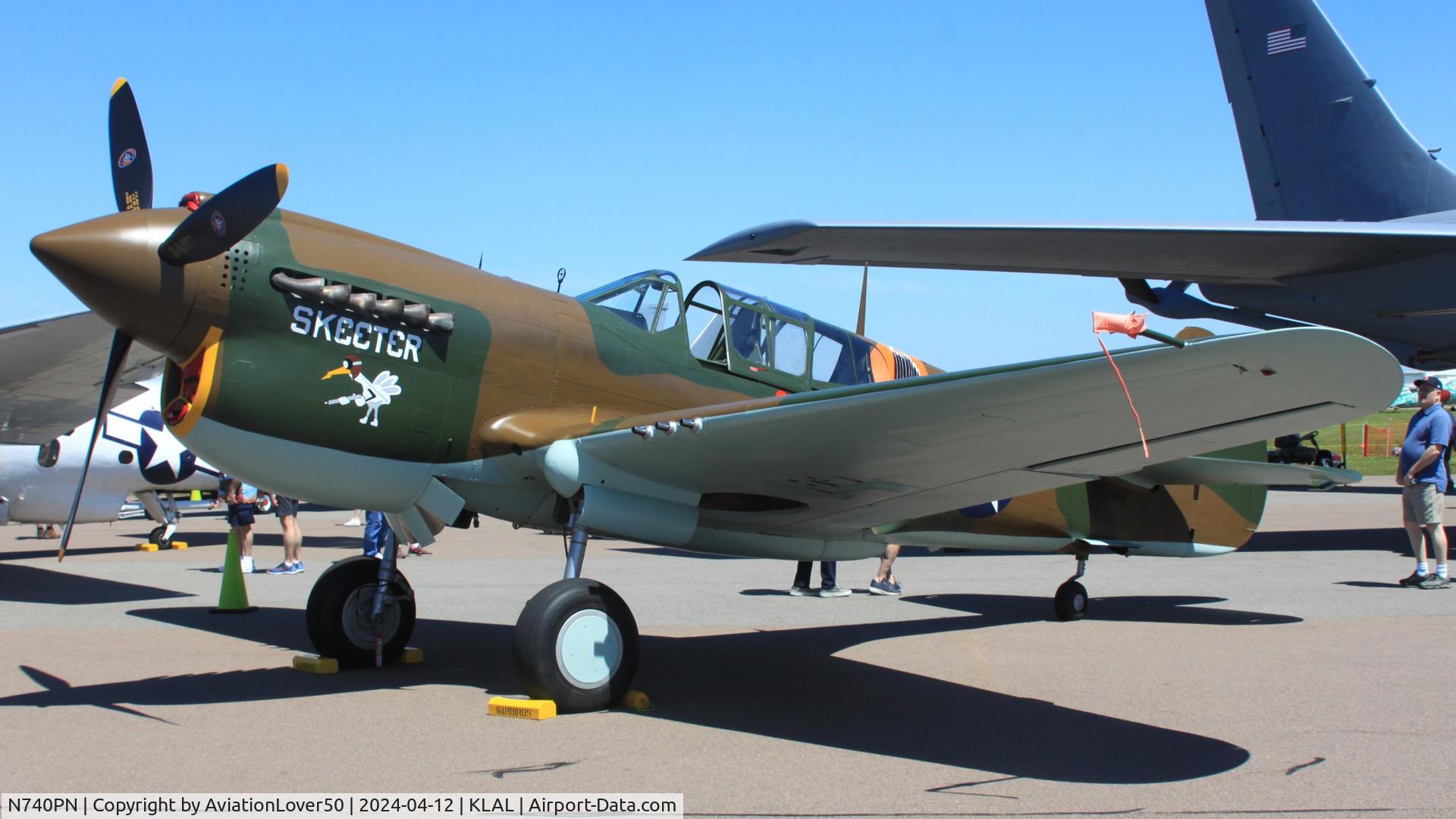 N740PN, 1943 Curtiss P-40N-1-CU C/N AC42-104827, P-40N 