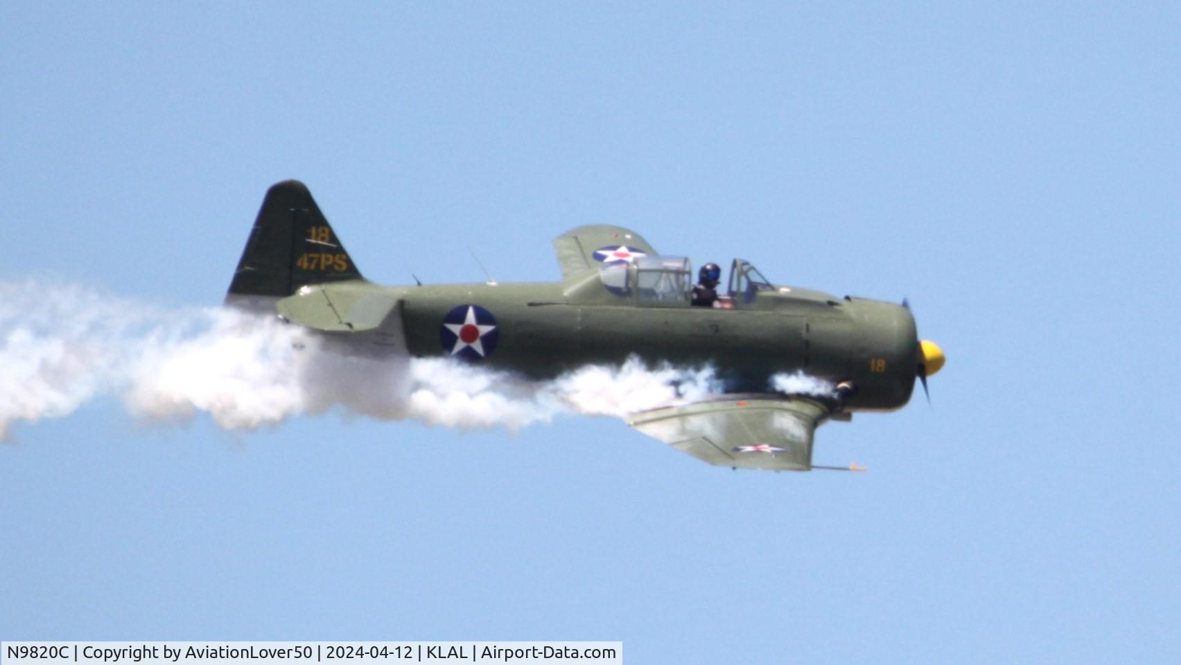 N9820C, 1945 North American SNJ-6 Texan C/N 121-43036, Tora Tora SNJ-6
