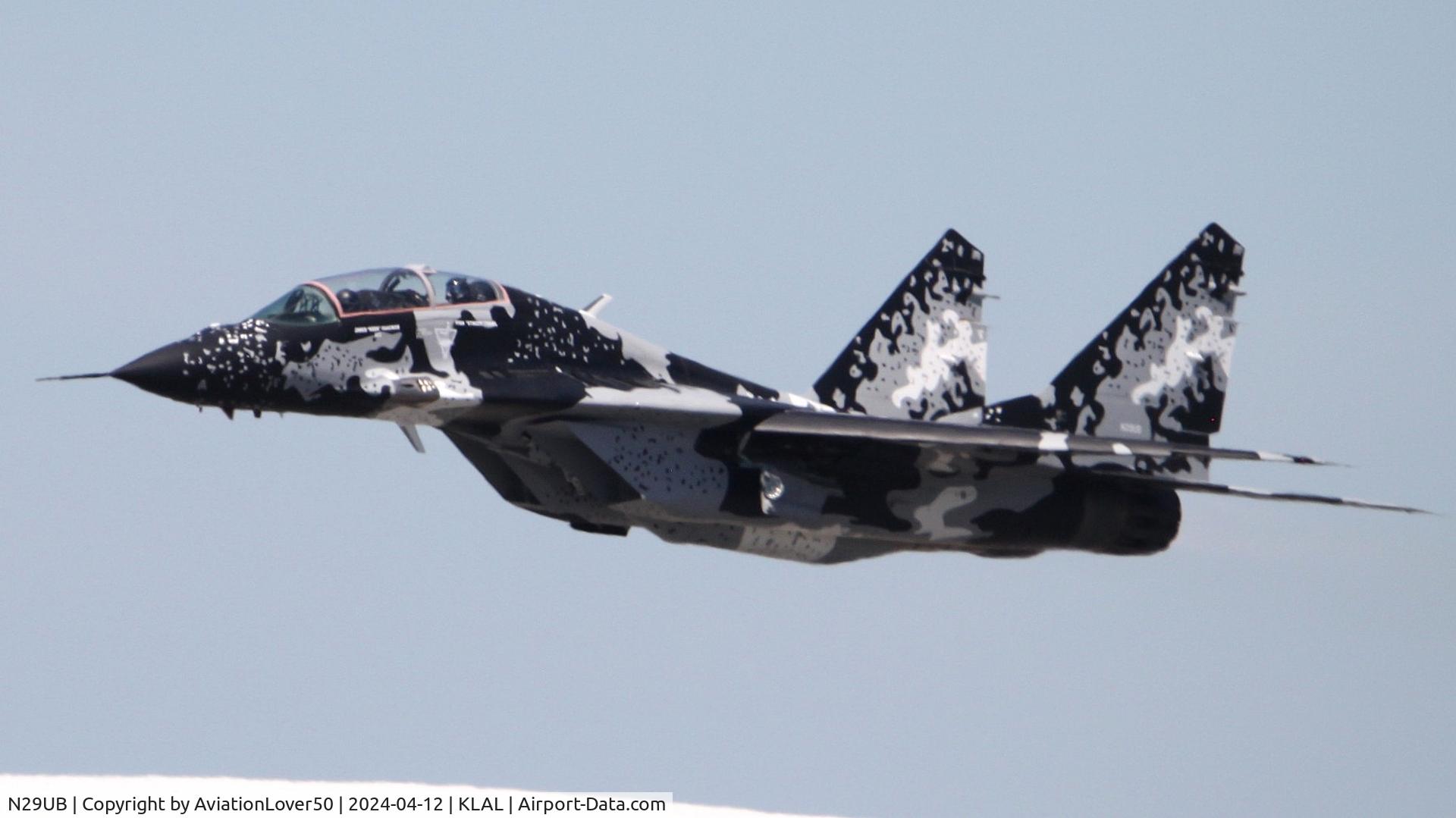 N29UB, 1989 Mikoyan-Gurevich MiG-29UB C/N 50903014896, Polaris MiG-29UB