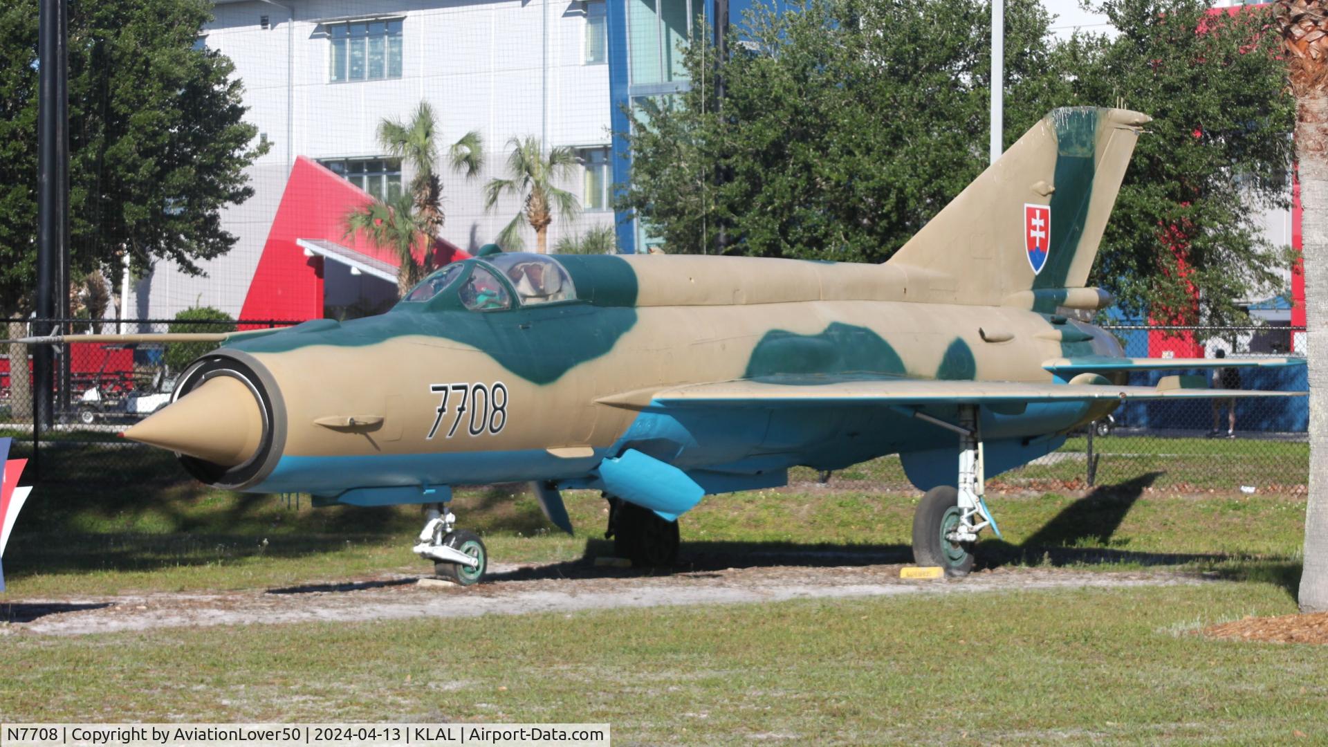 N7708, 1973 Mikoyan-Gurevich MiG-21MF C/N 7708, MiG-21MF