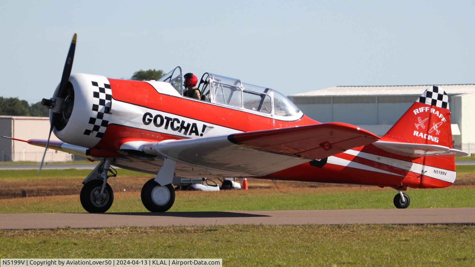 N5199V, 1960 North American SNJ-5 Texan C/N 43875, Riff Raff Racing SNJ-5