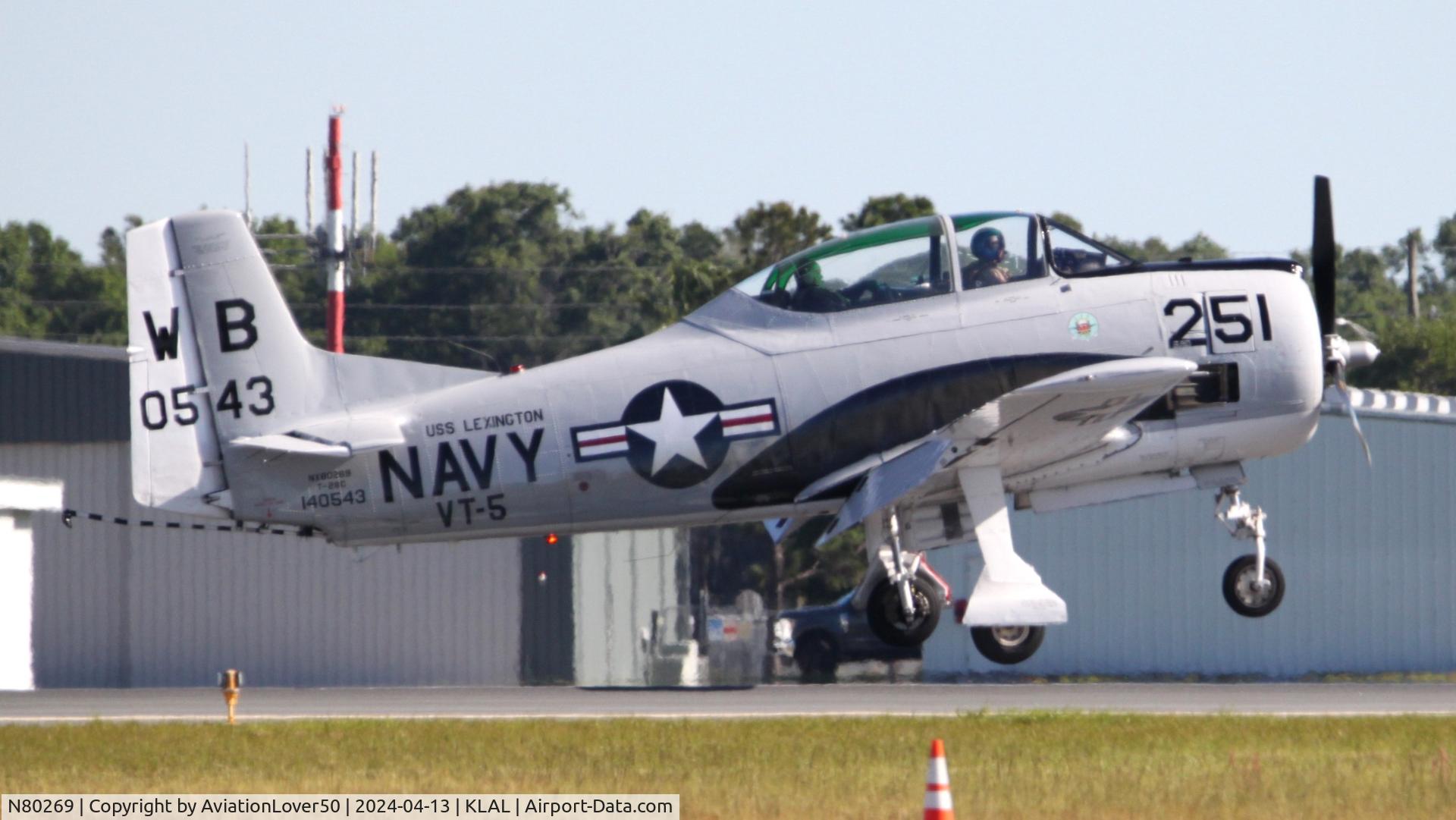 N80269, 1958 North American T-28C Trojan C/N 226-120 (140543), T-28C