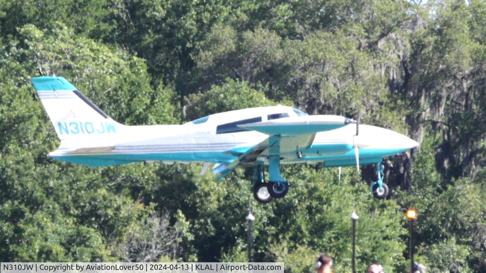 N310JW, 1977 Cessna T310R C/N 310R0956, T310R Turbo