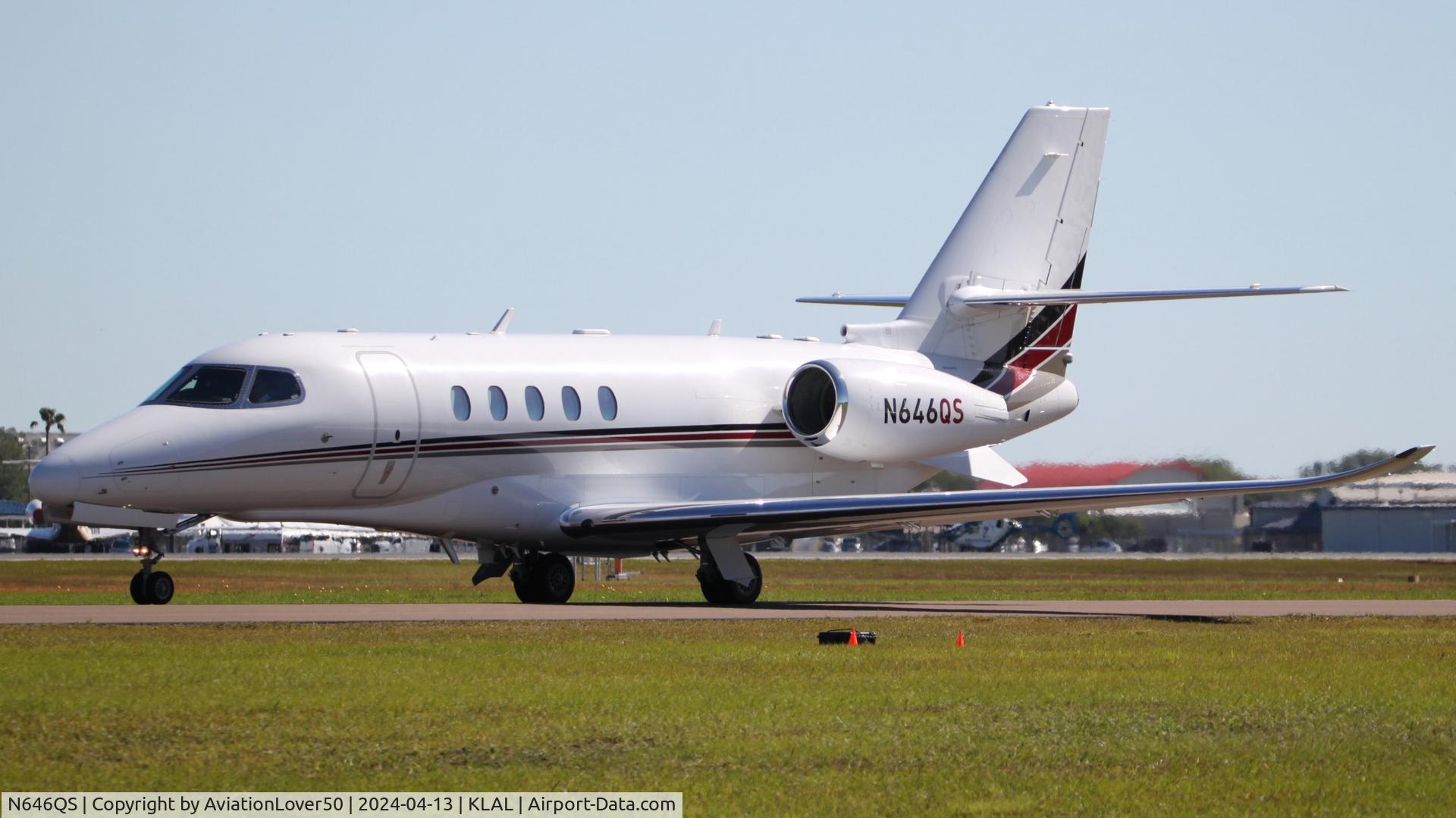 N646QS, 2021 Cessna 680A Citation Latitude C/N 680A0261, NetJets Citation Latitude