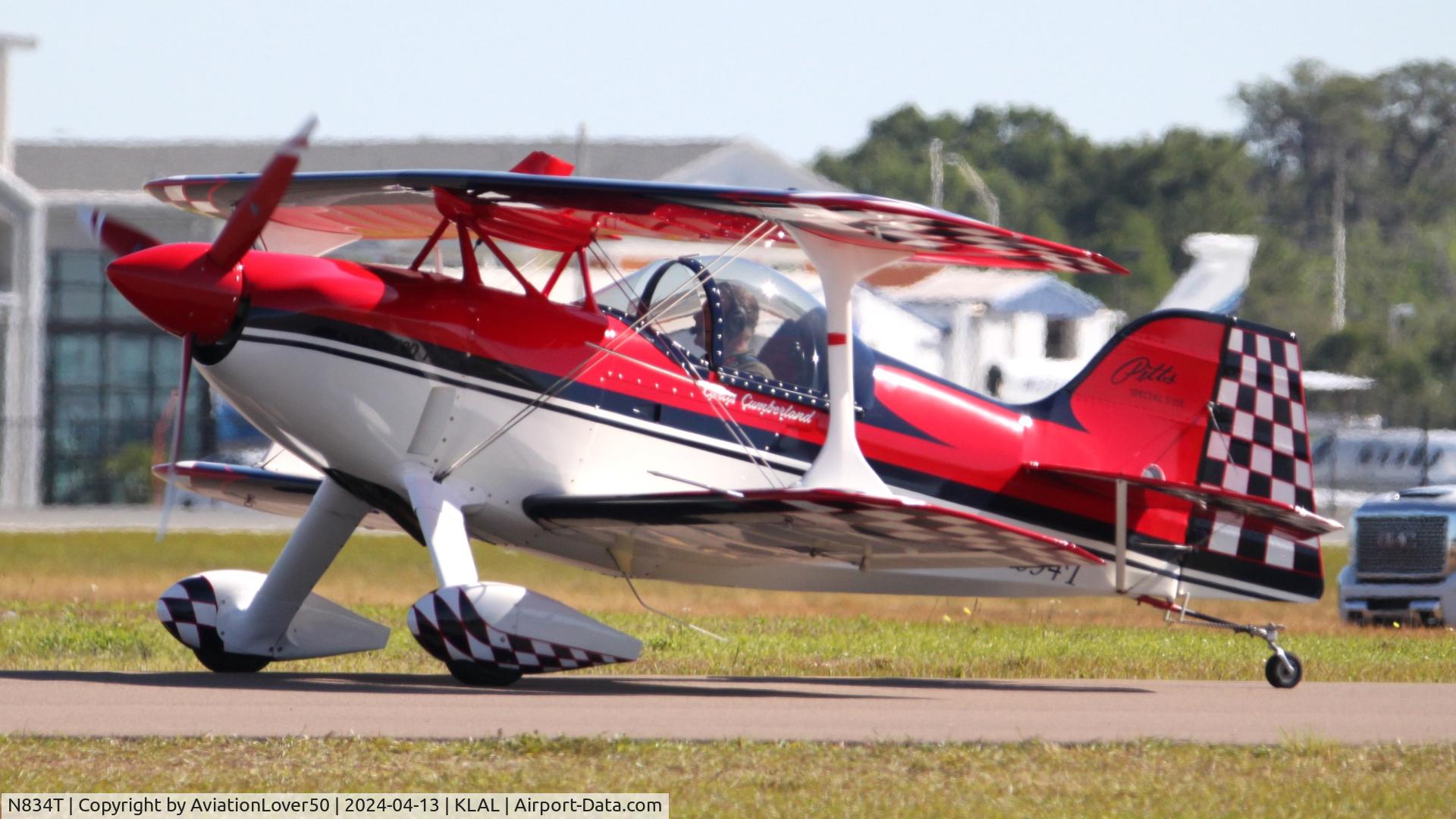 N834T, 2016 Pitts S-1S Special Special C/N 003, S-1S Special
