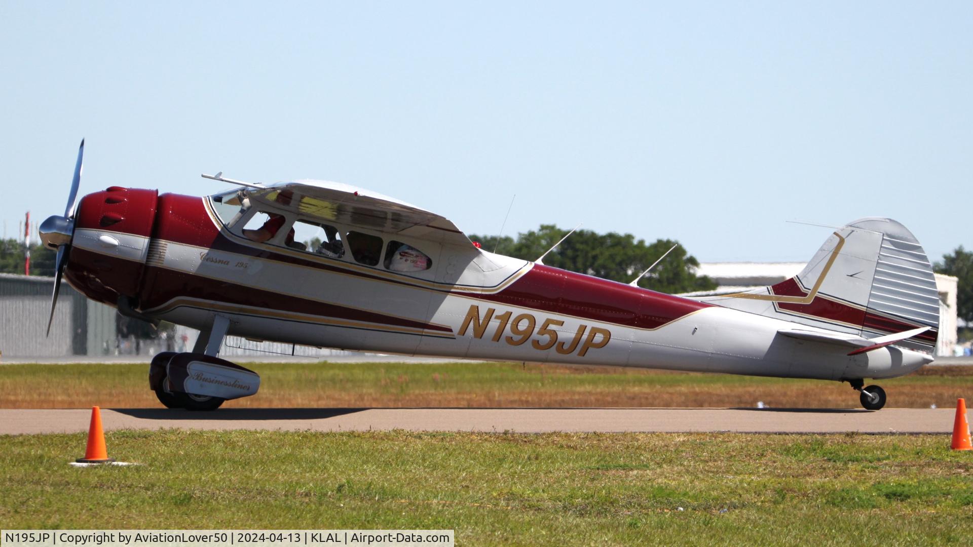 N195JP, 1951 Cessna 195 C/N 7673, Cessna 195