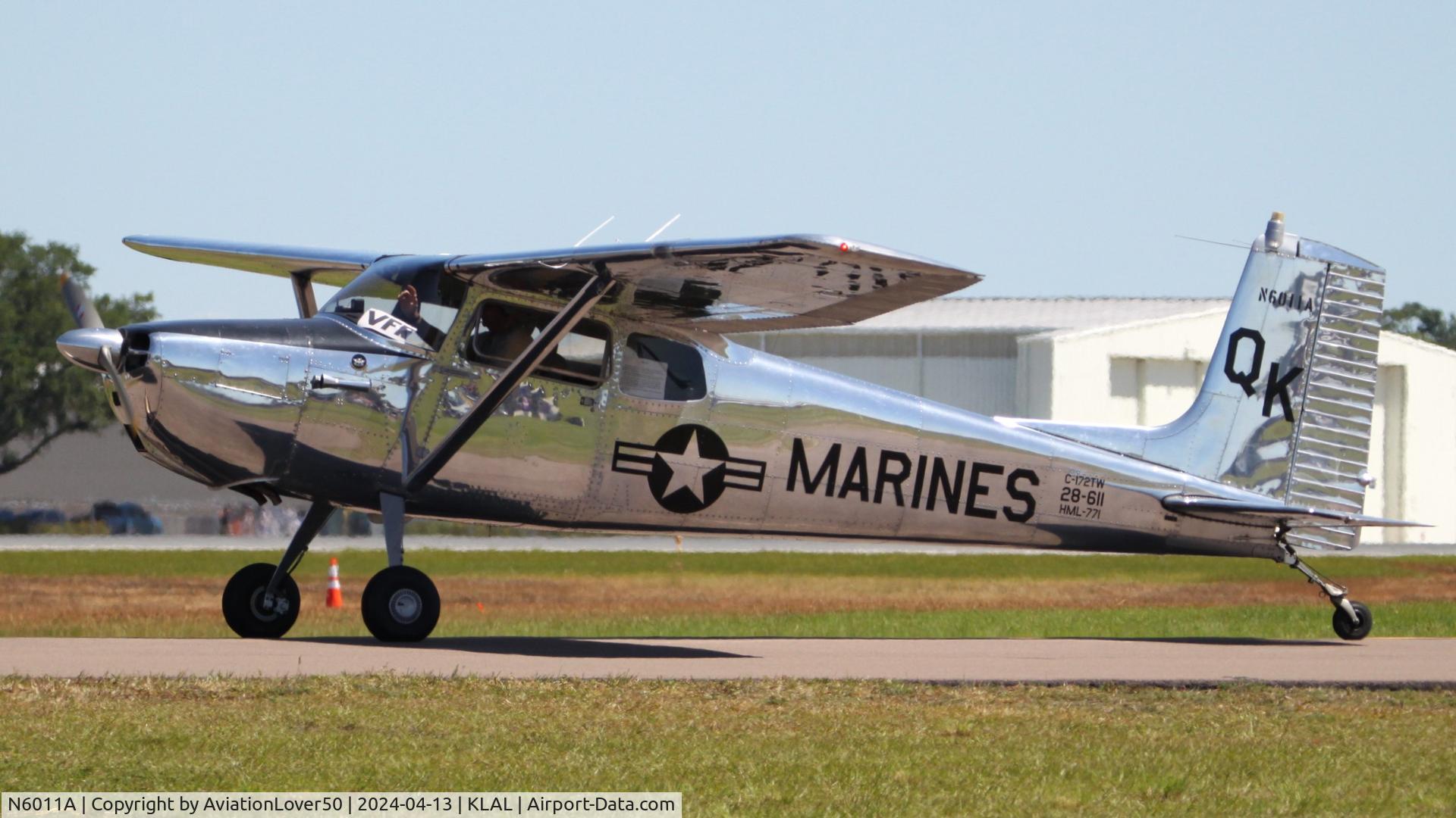 N6011A, 1956 Cessna 172 C/N 28611, Cessna 172TW with fake USMC livery