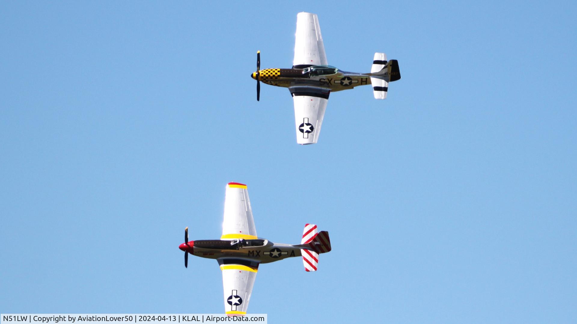 N51LW, 1962 North American P-51D Mustang C/N 122-41037, P-51D 