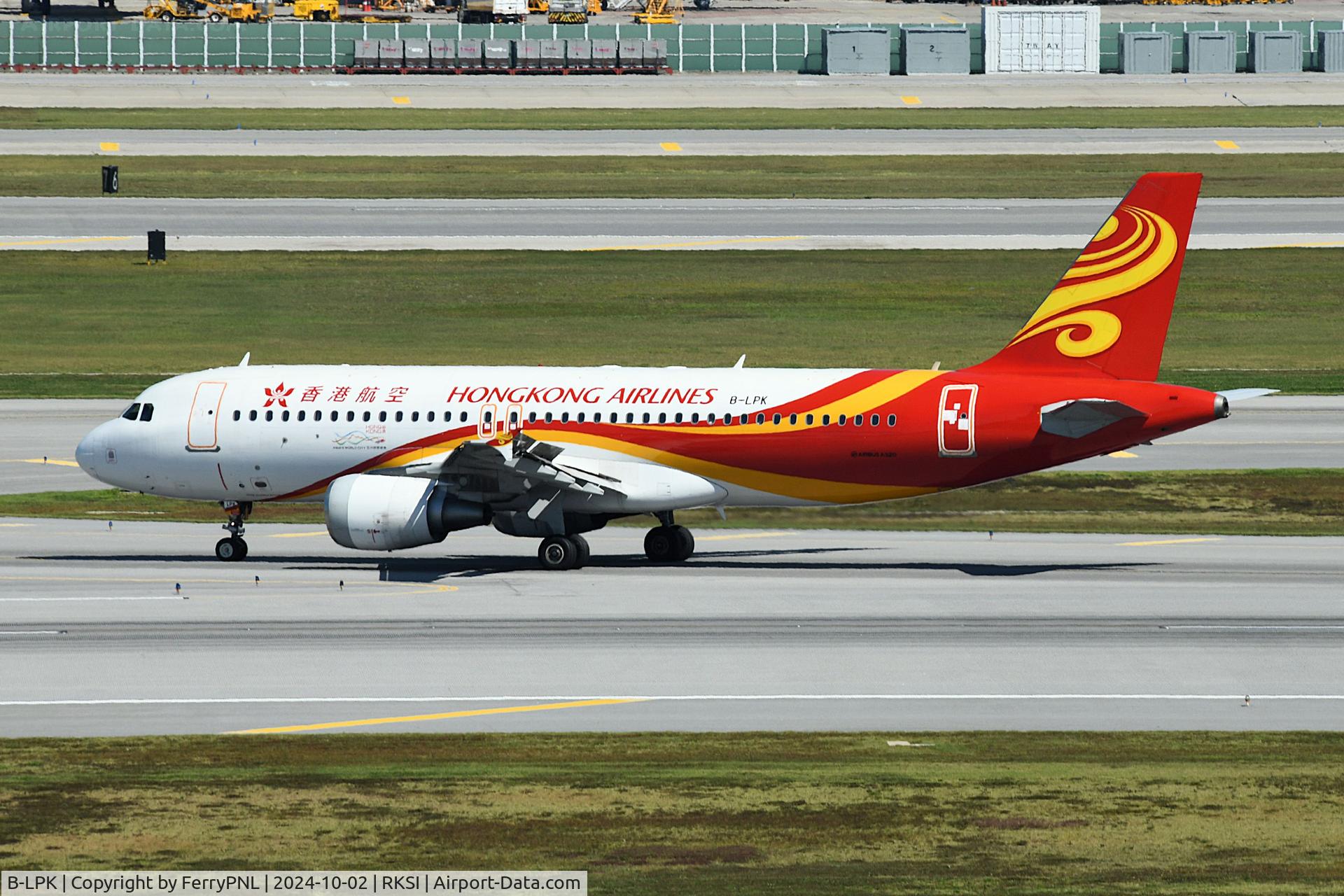 B-LPK, 2013 Airbus A320-214 C/N 5544, Hong Kong Airlines A320