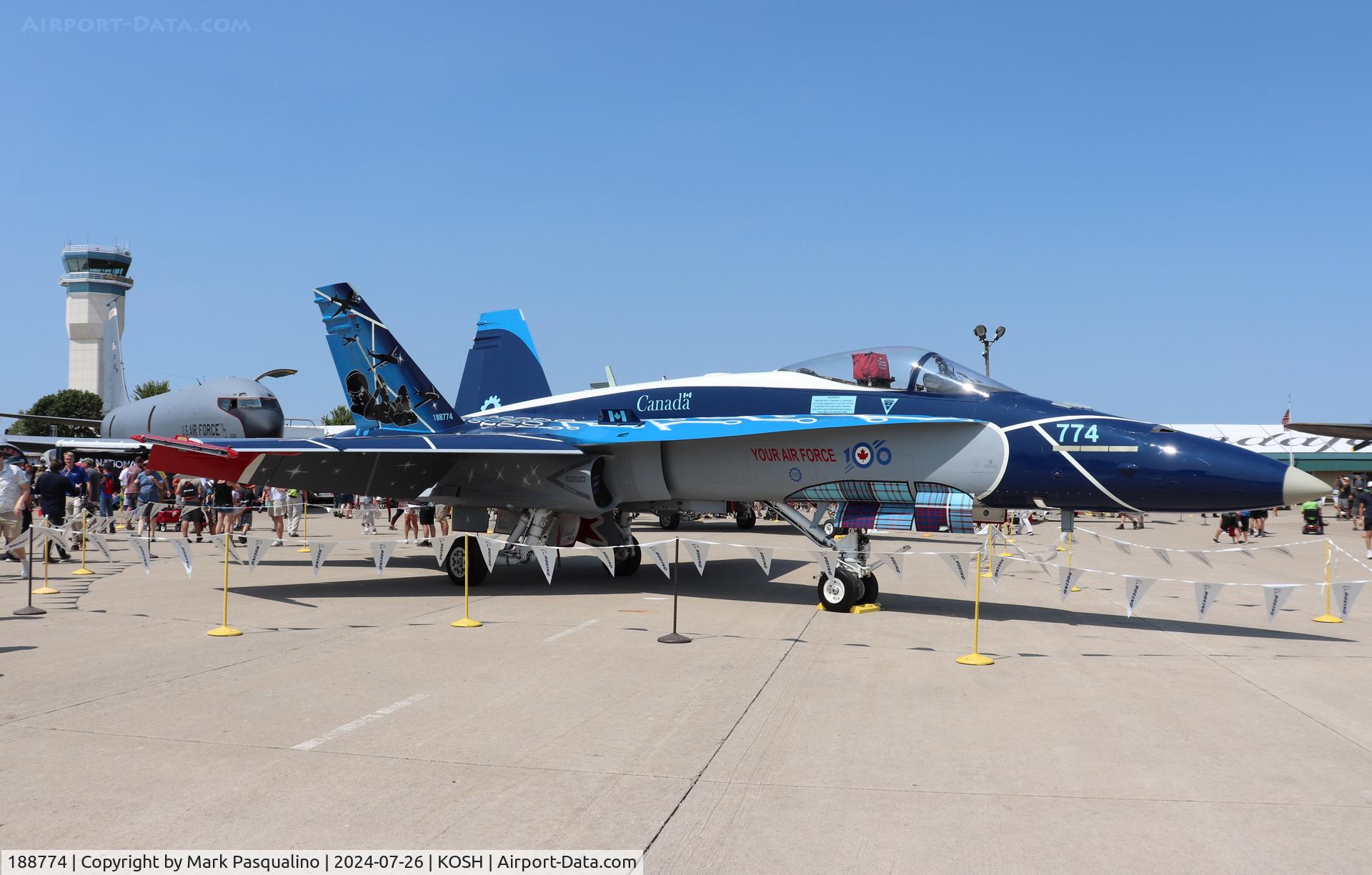188774, 1986 McDonnell Douglas CF-188A Hornet C/N 0512/A423, McDonnell Douglas CF-188A Hornet