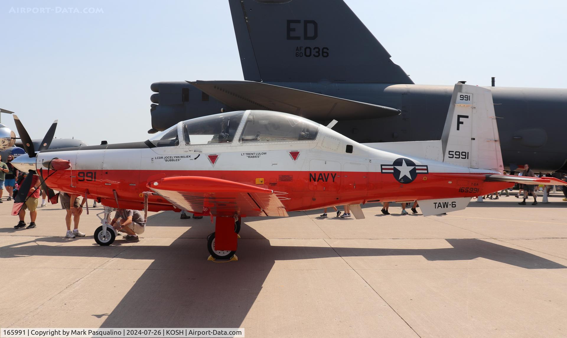 165991, Raytheon T-6A Texan II C/N PT-167, Raytheon T-6A Texan II