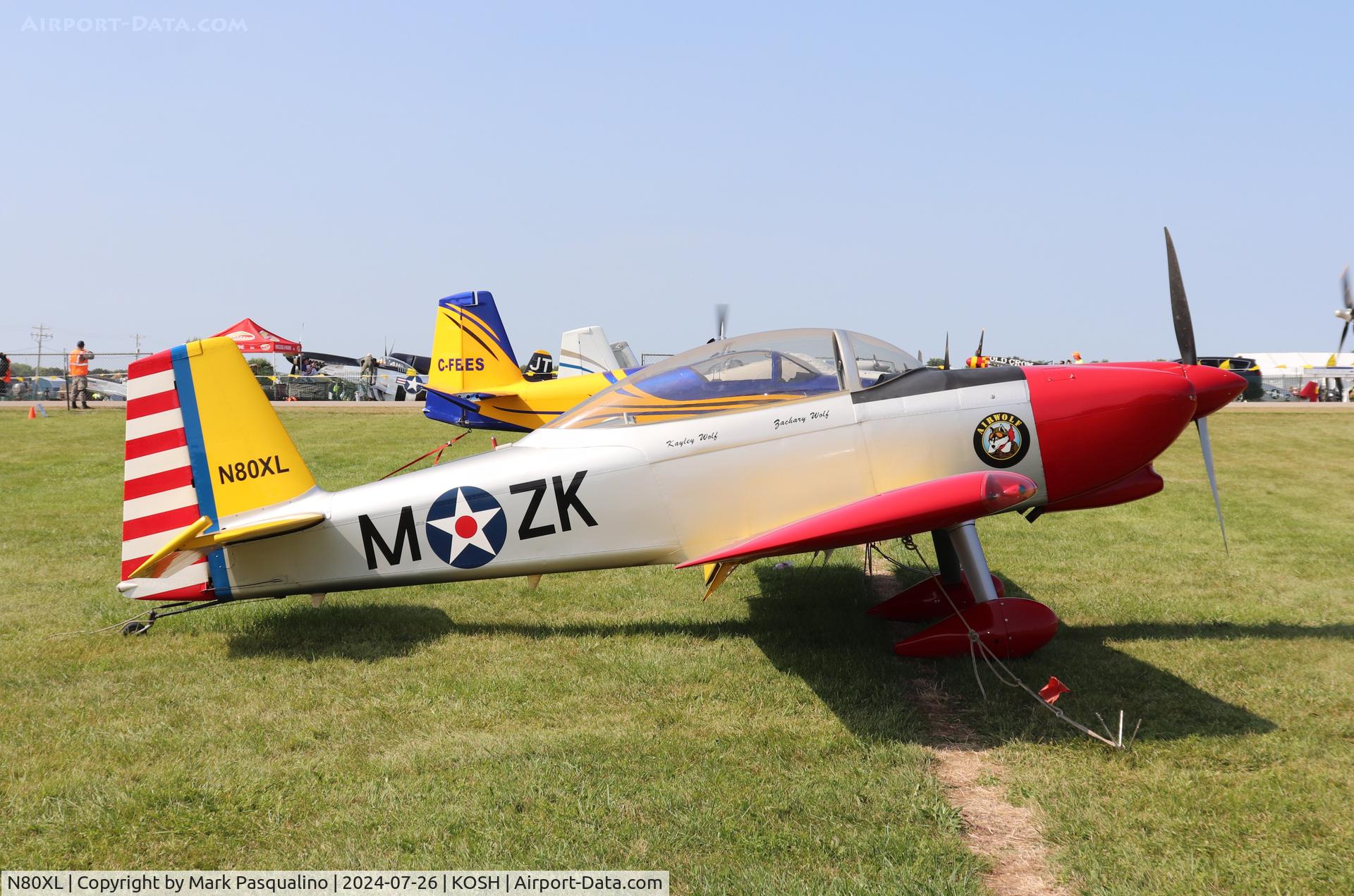 N80XL, 2008 Vans RV-8 C/N 82688, Vans RV-8