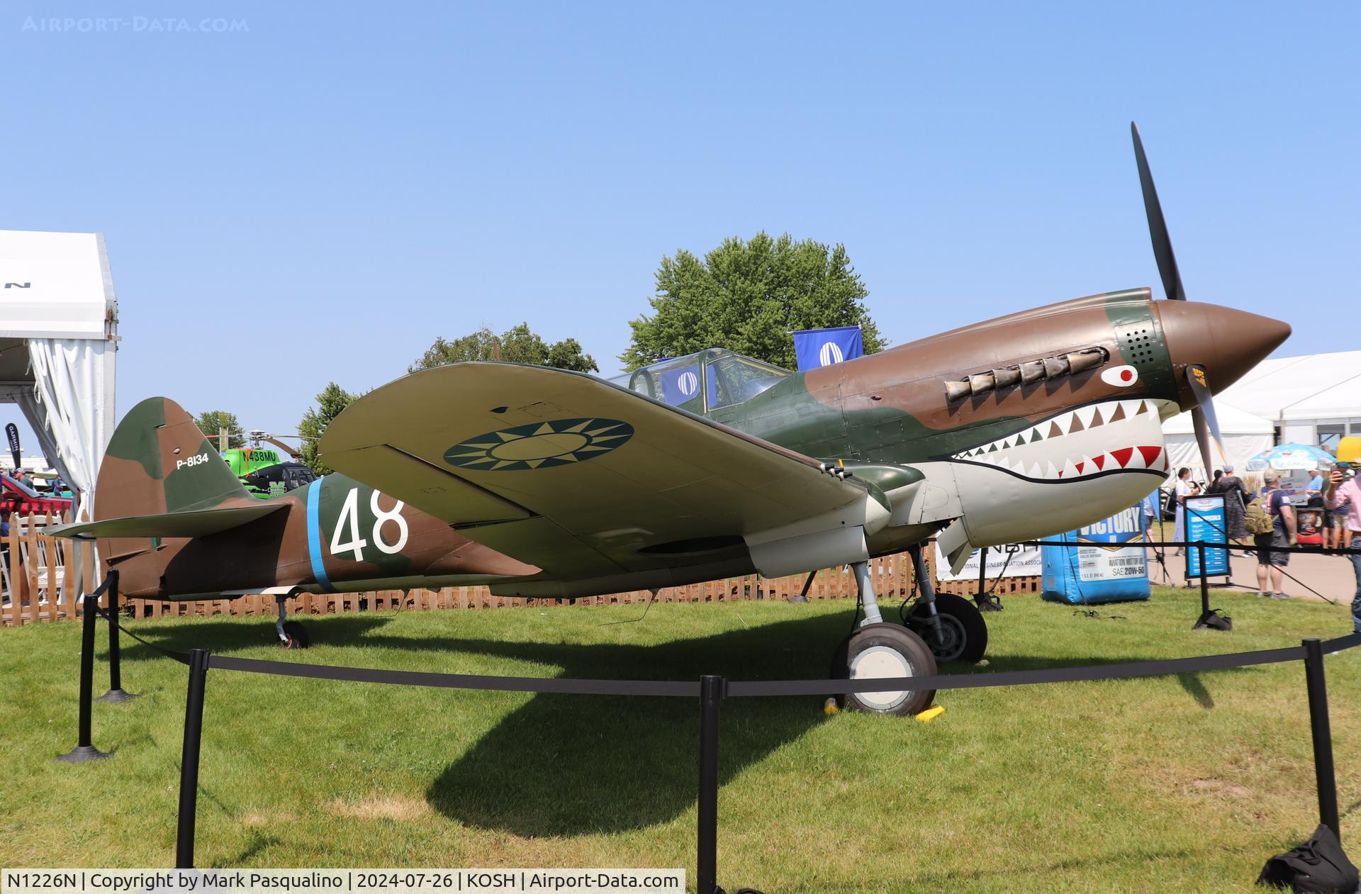 N1226N, Curtiss P-40N Warhawk C/N 29629, Curtiss P-40N Warhawk