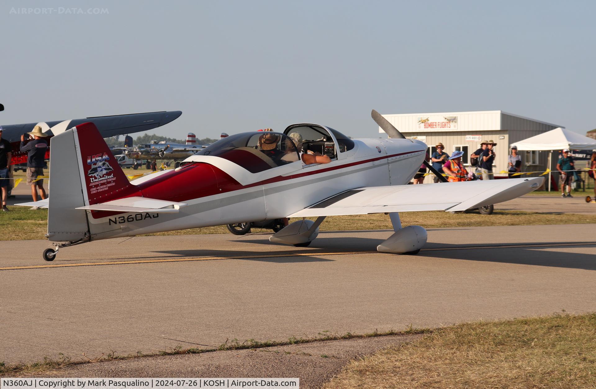 N360AJ, Vans RV-6 C/N 25089, Vans RV-6