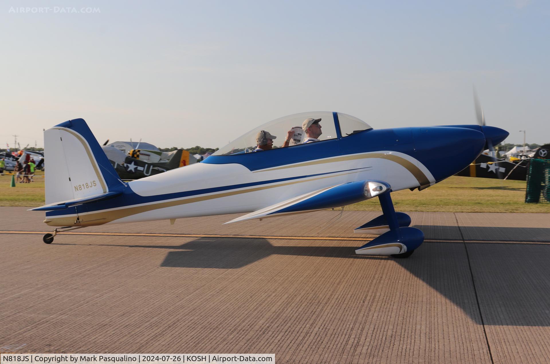 N818JS, 2015 Vans RV-8 C/N 82818, Vans RV-8