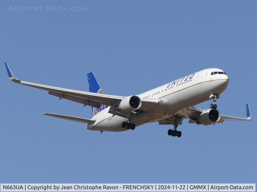 N663UA, 1993 Boeing 767-322 C/N 27160, New York (EWR)	Marrakesh (RAK)	UA628